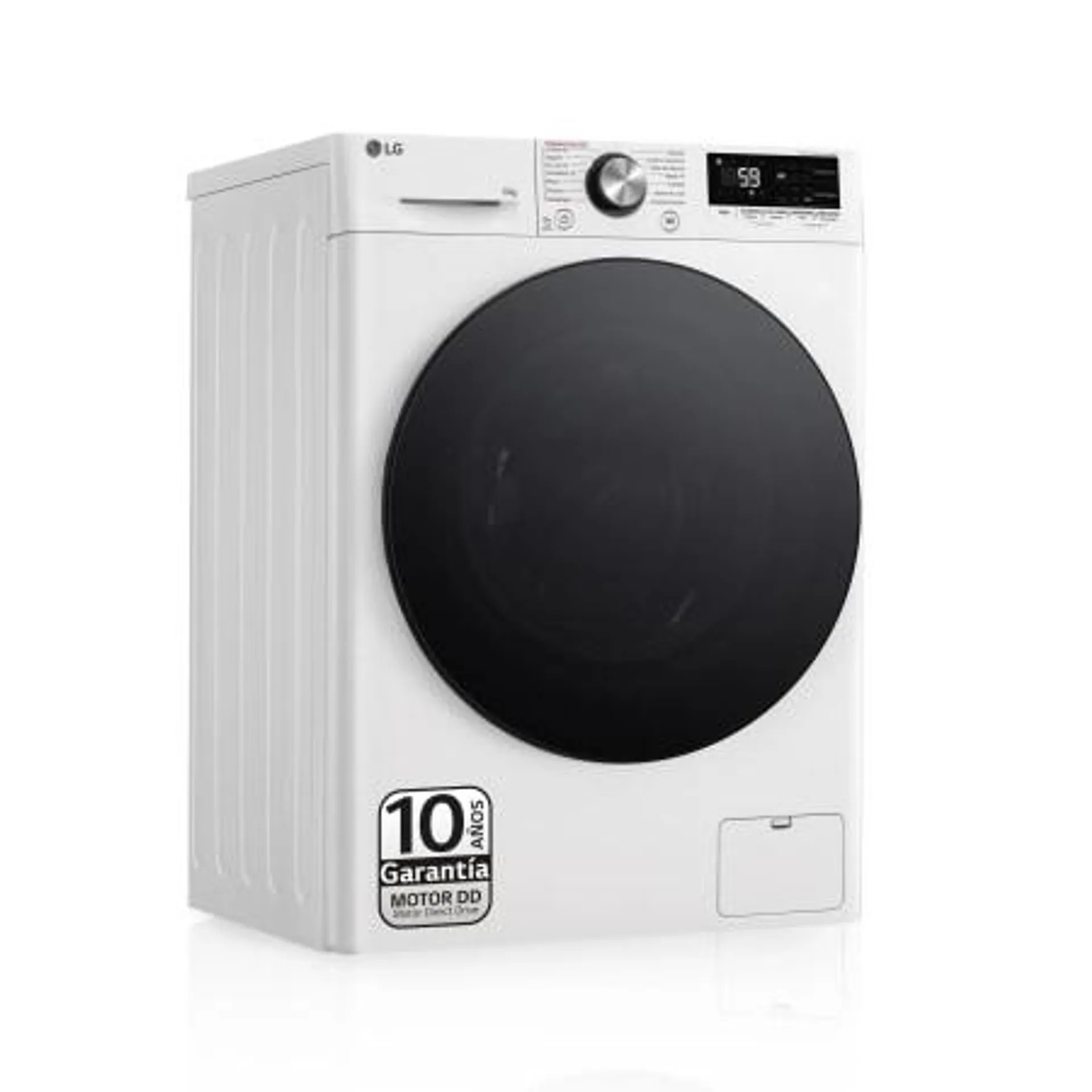 Lavadora 10kg , 1400rpm Un 10% más eficiente que A, TurboWash 360º- Steam +