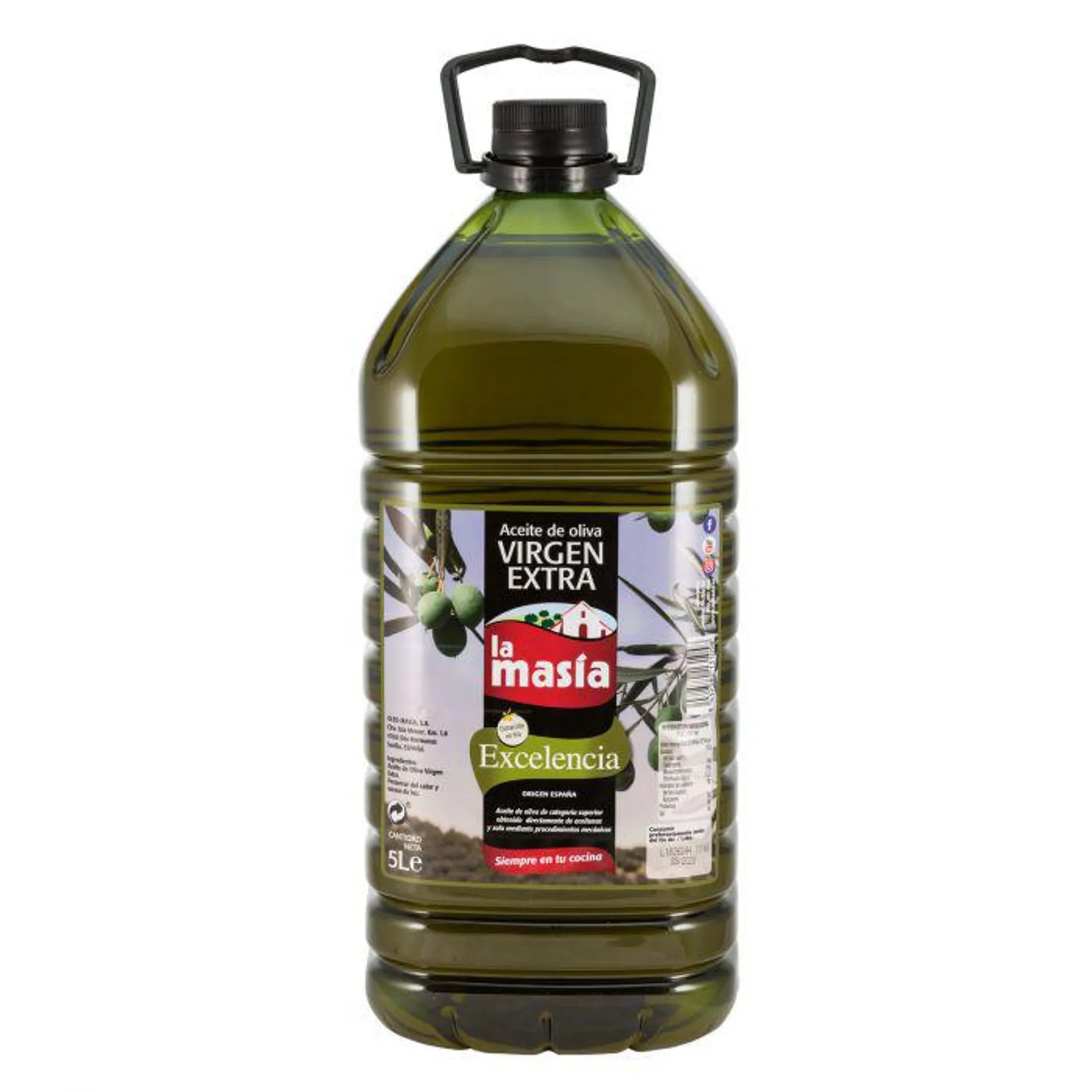 Aceite oliva v.extra la masia 5l