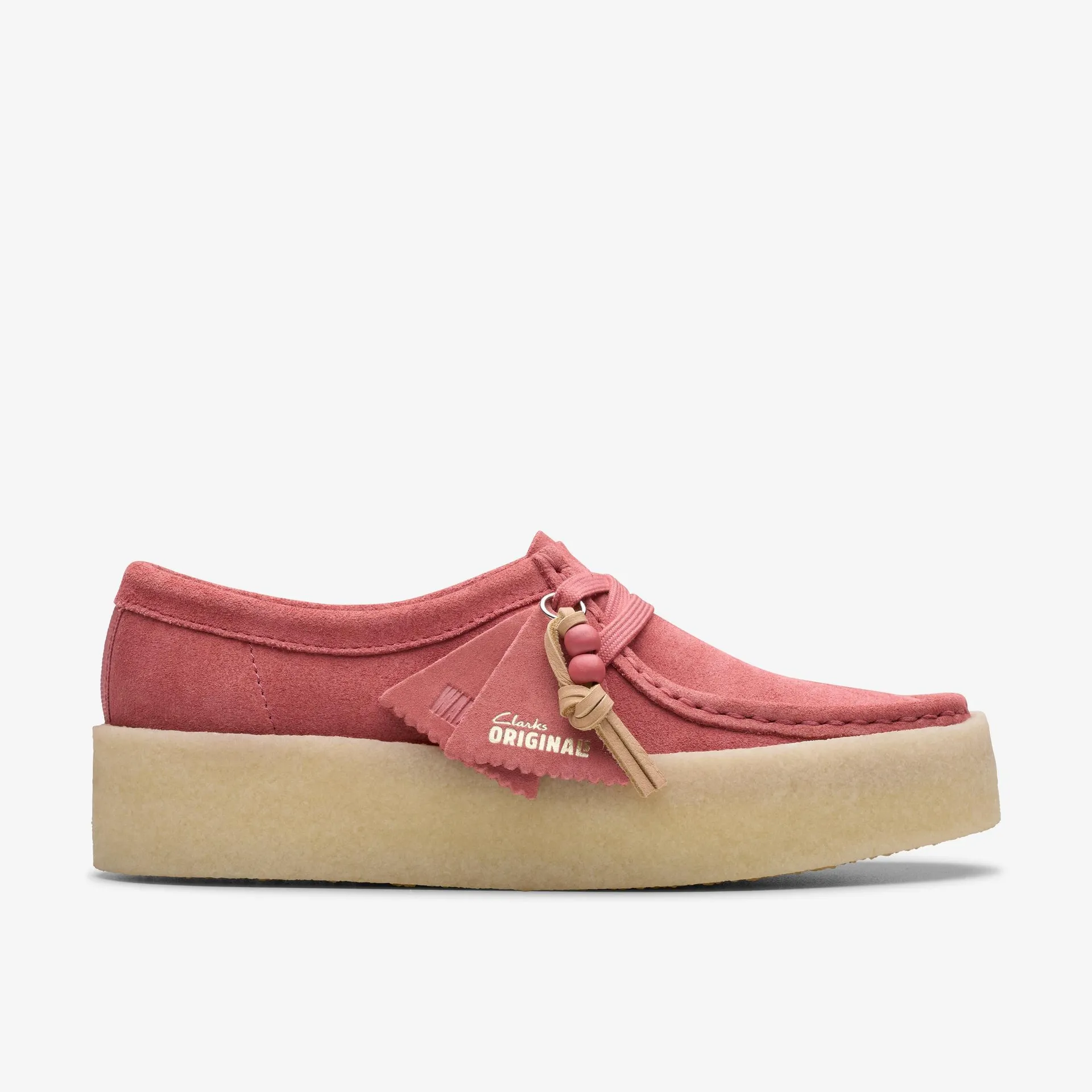 Wallabee Cup Gamuza rosa vintage