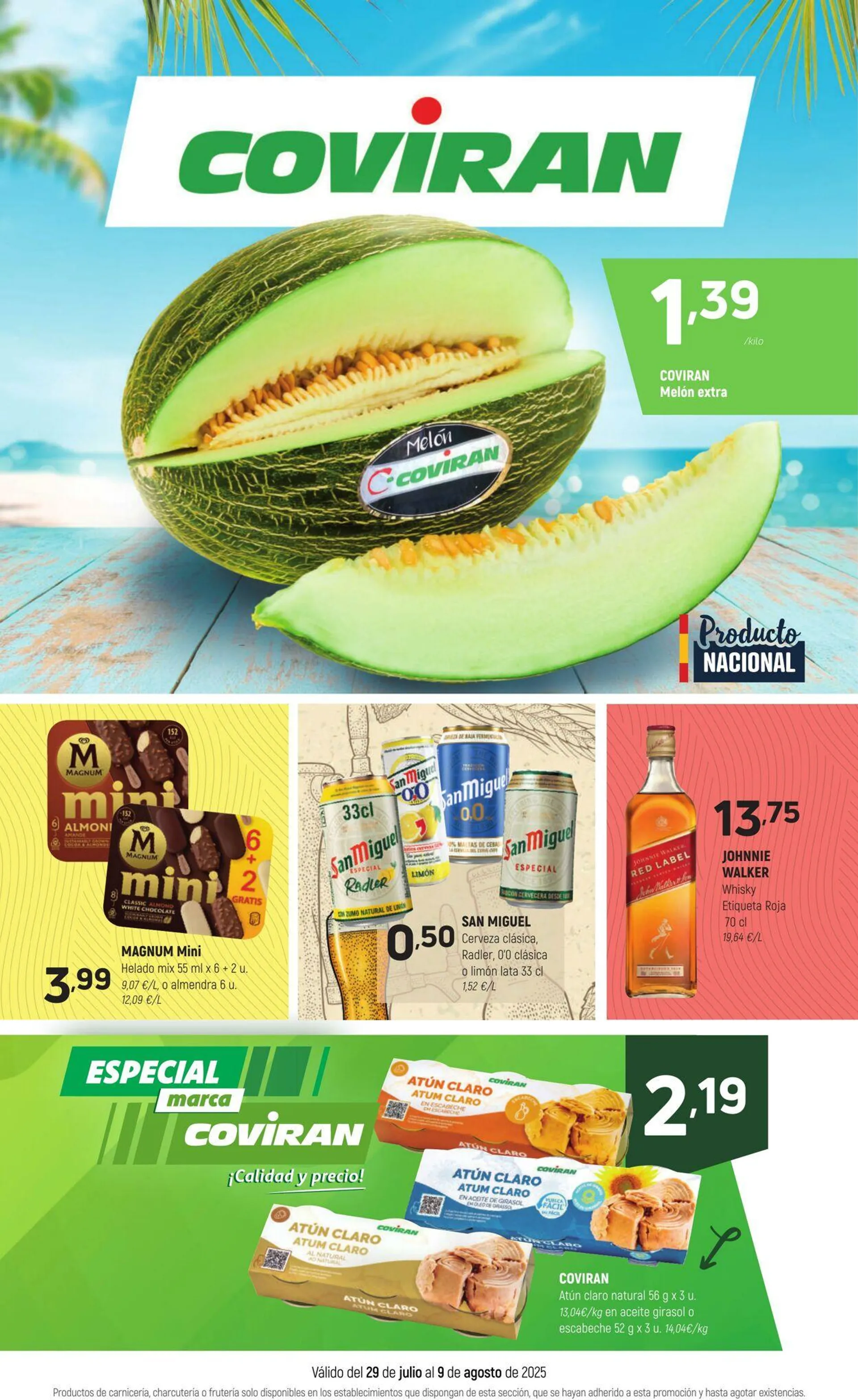 Catálogo de Coviran Oferta actual 29 de julio al 11 de agosto 2025 - Página 1