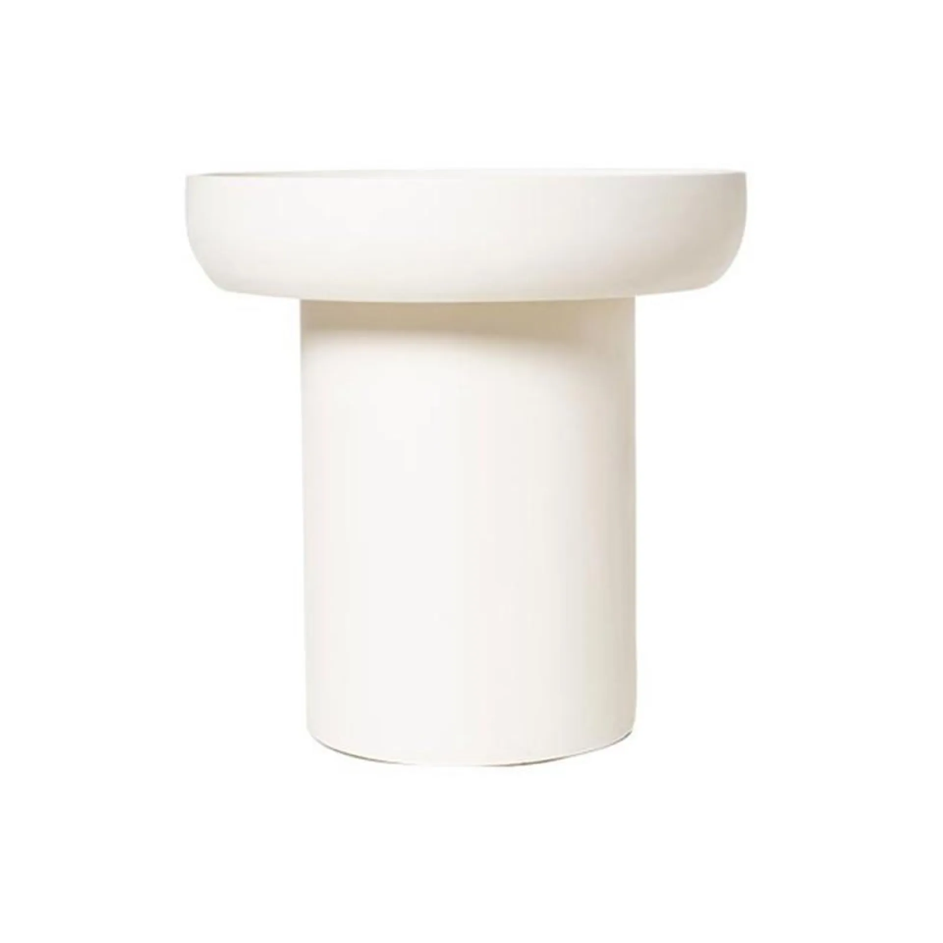 Imaran white side table Ø50cm