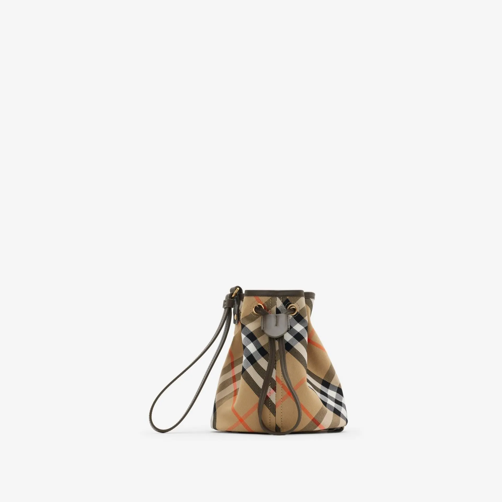 Check Drawstring Pouch​