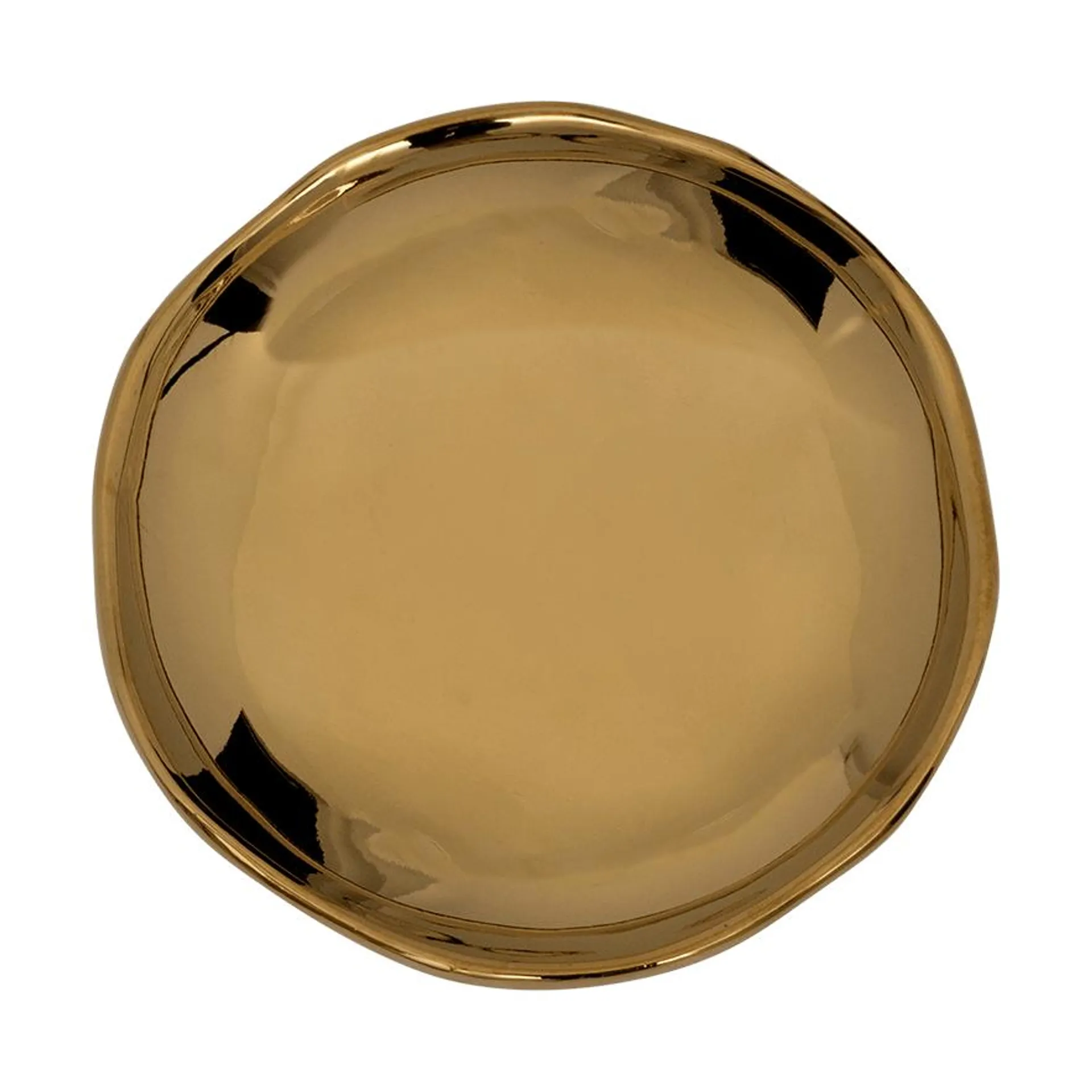 Good Morning plate small Ø9 cm Gold