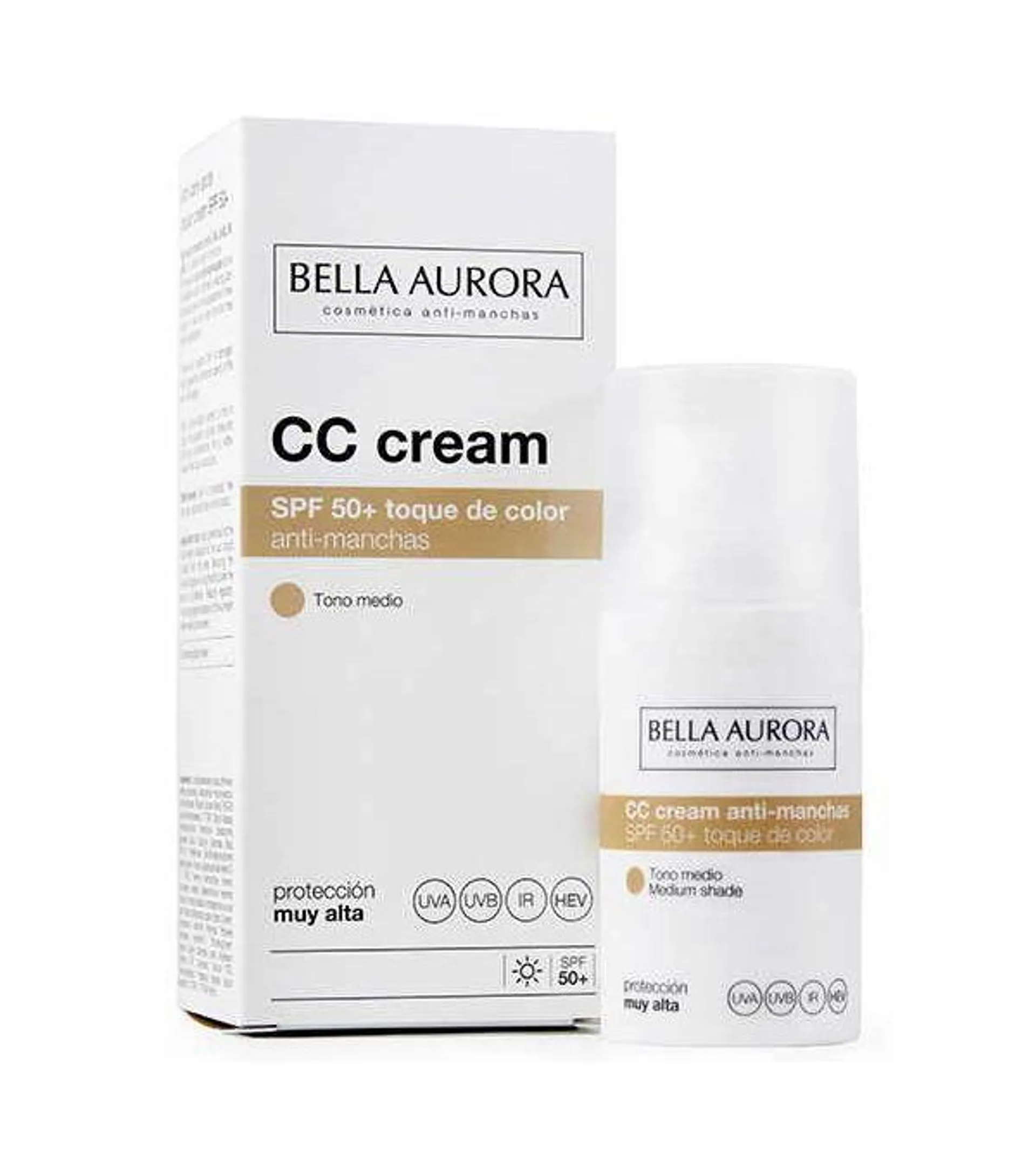 CC Cream Anti-Manchas Tono Medio SPF50+ | 30 ml