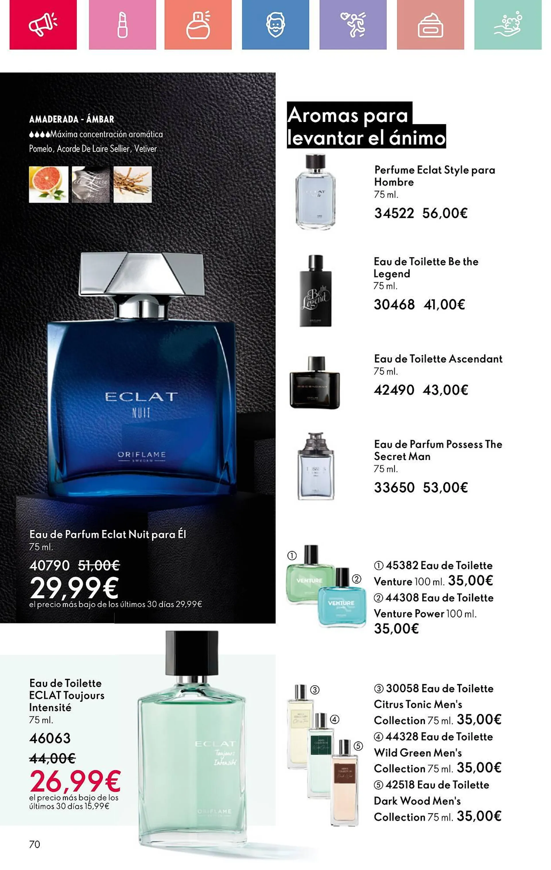 Catálogo de Folleto Oriflame 20 de abril al 20 de mayo 2025 - Página 70