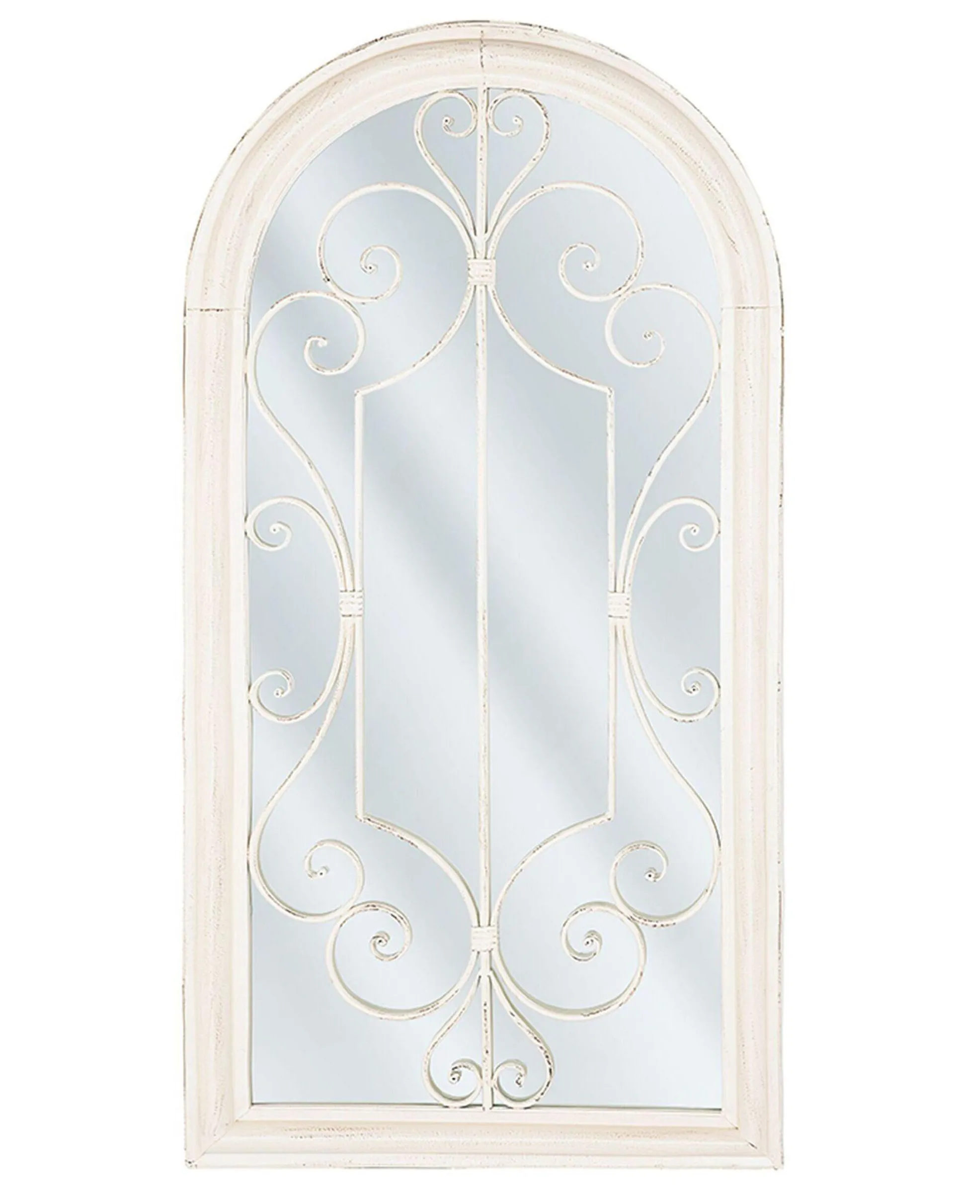 Espejo CAMPEL 49 cm 97 cm Metal Crema