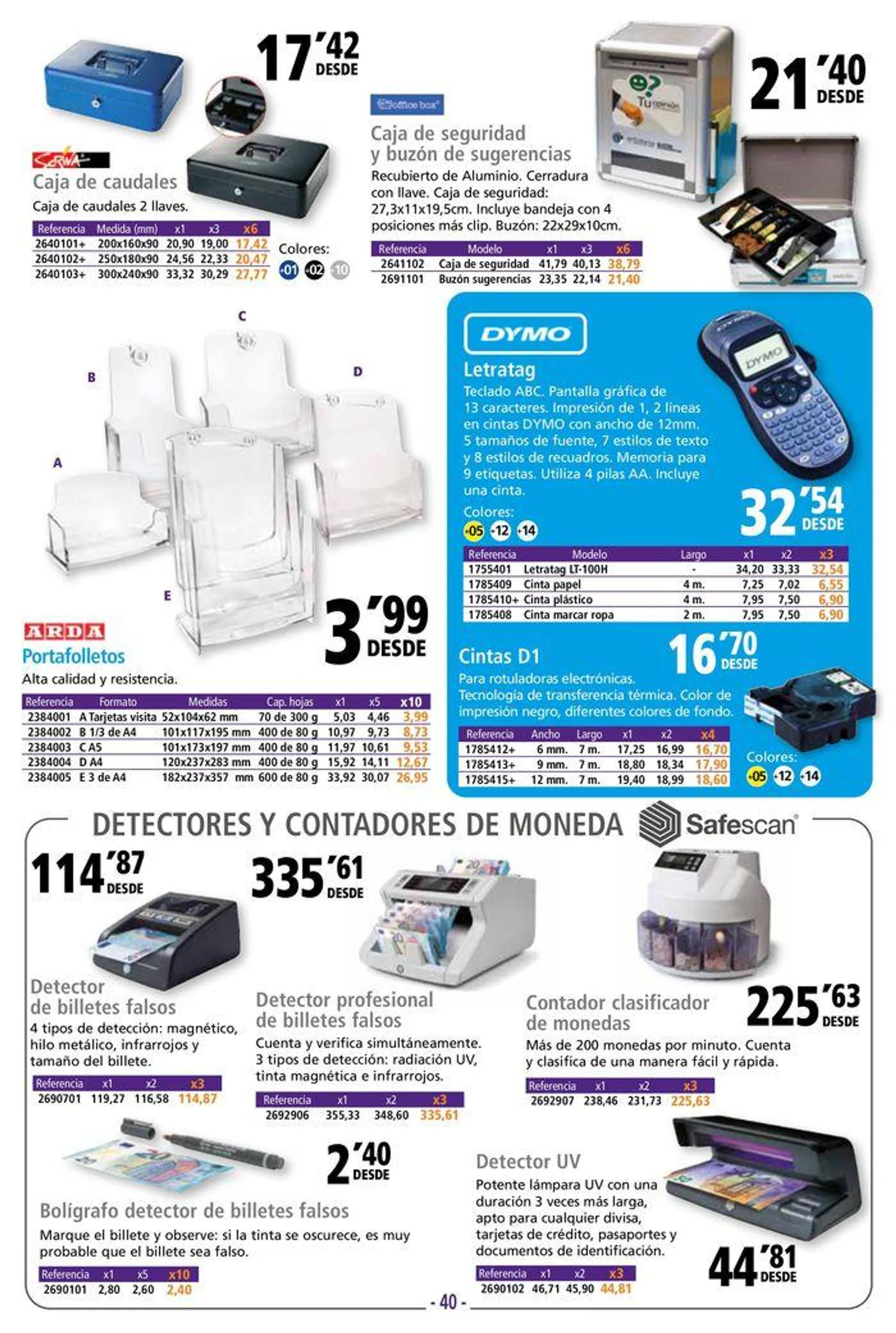 0. Precios válidos desde el 6 de mayo hasta el 10 de octubre de 2024. - 40