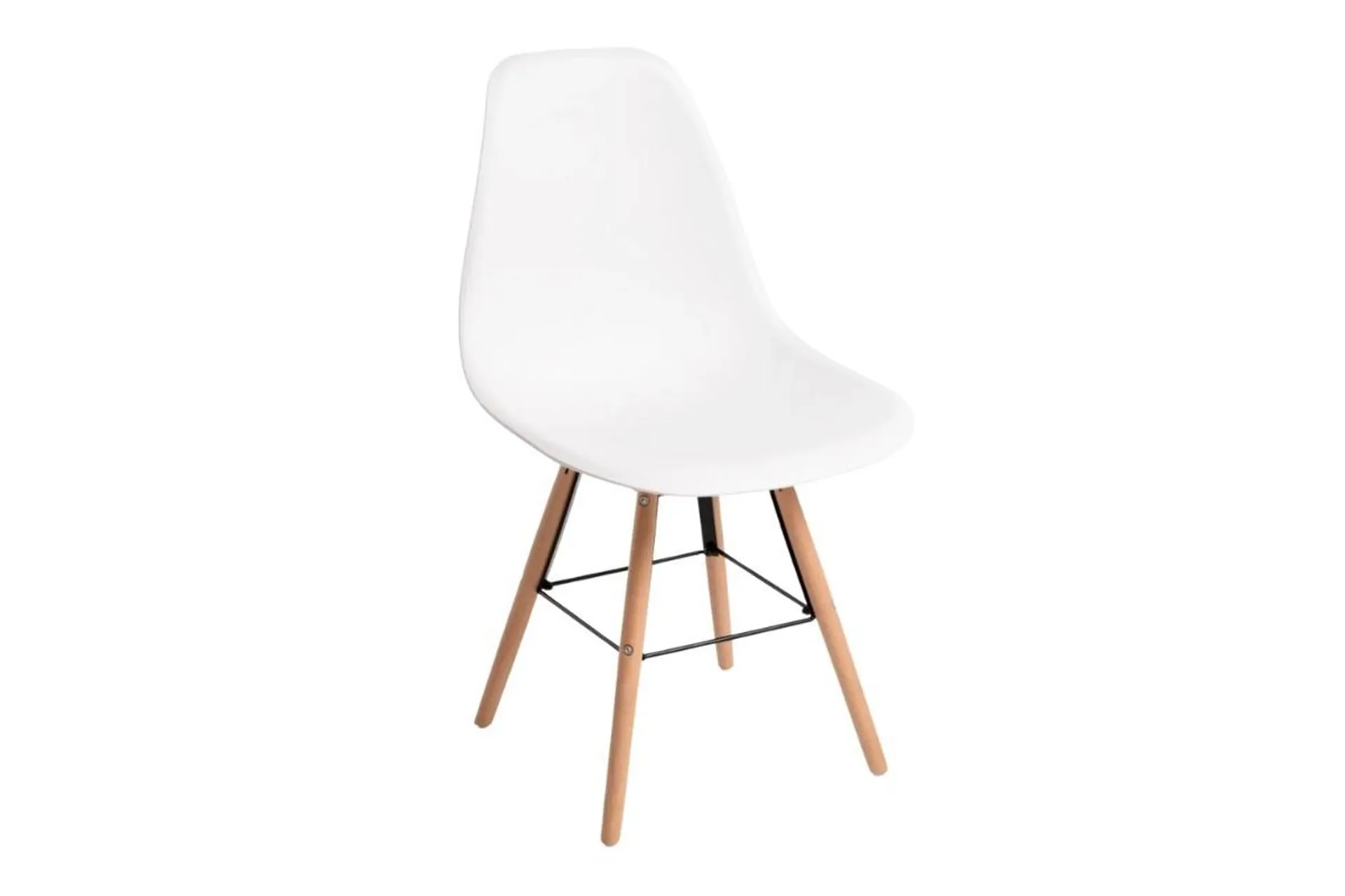 Pack 4 sillas NORDIC Blancas diseño