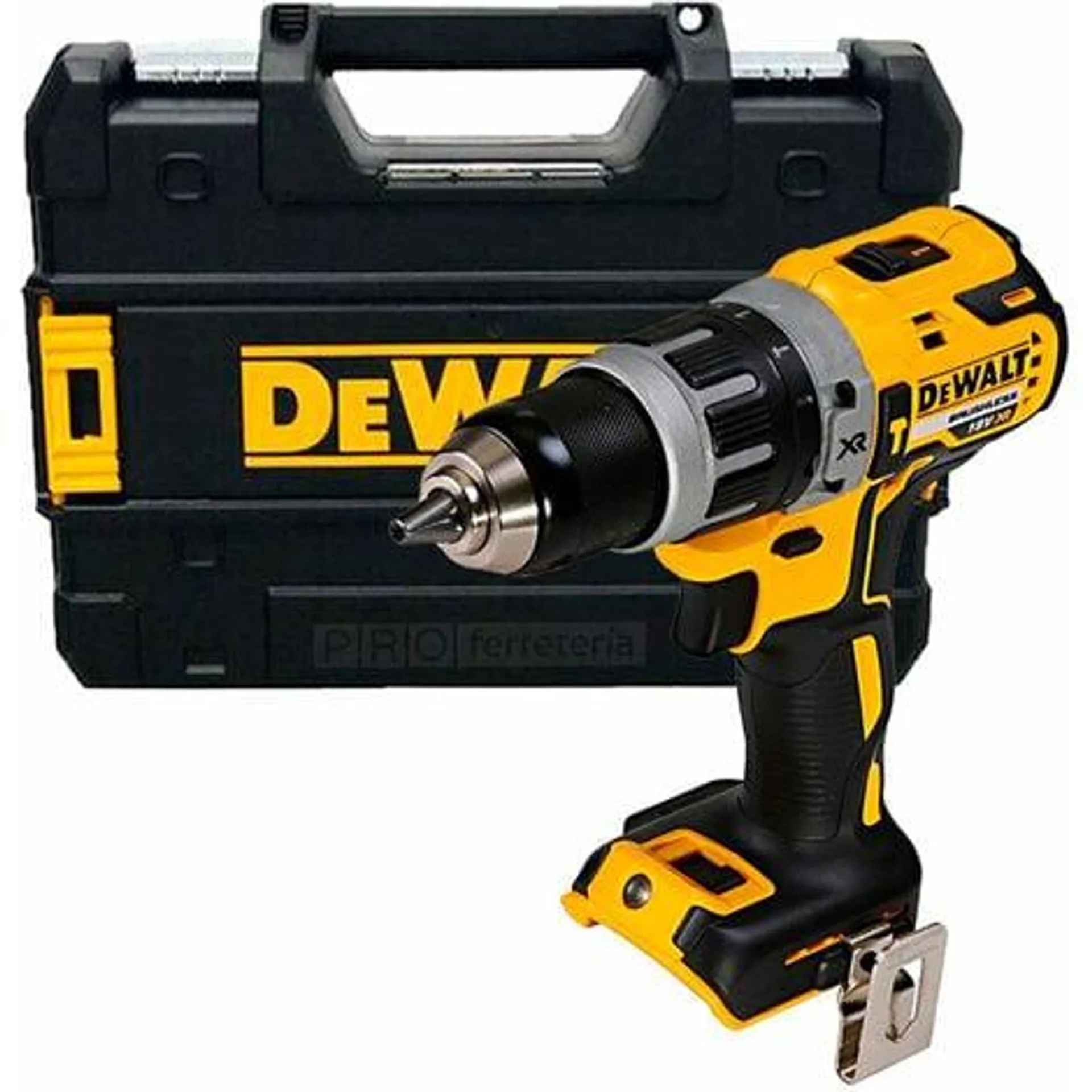 Taladro percutor a batería Dewalt DCD796NT 18V con motor sin escobillas