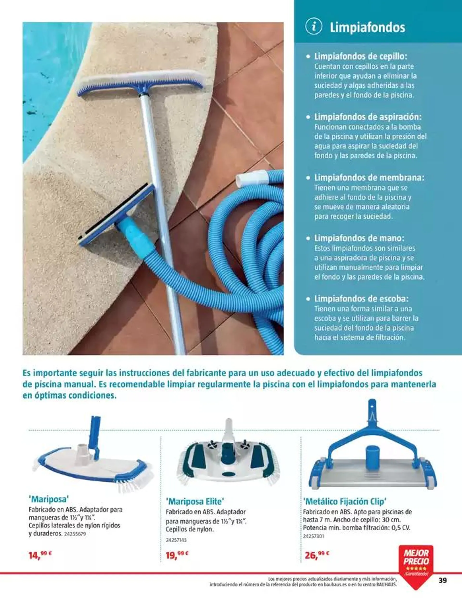 Catálogo de Piscinas, spa, limpieza y Mantenimiento 8 de mayo al 7 de junio 2025 - Página 39