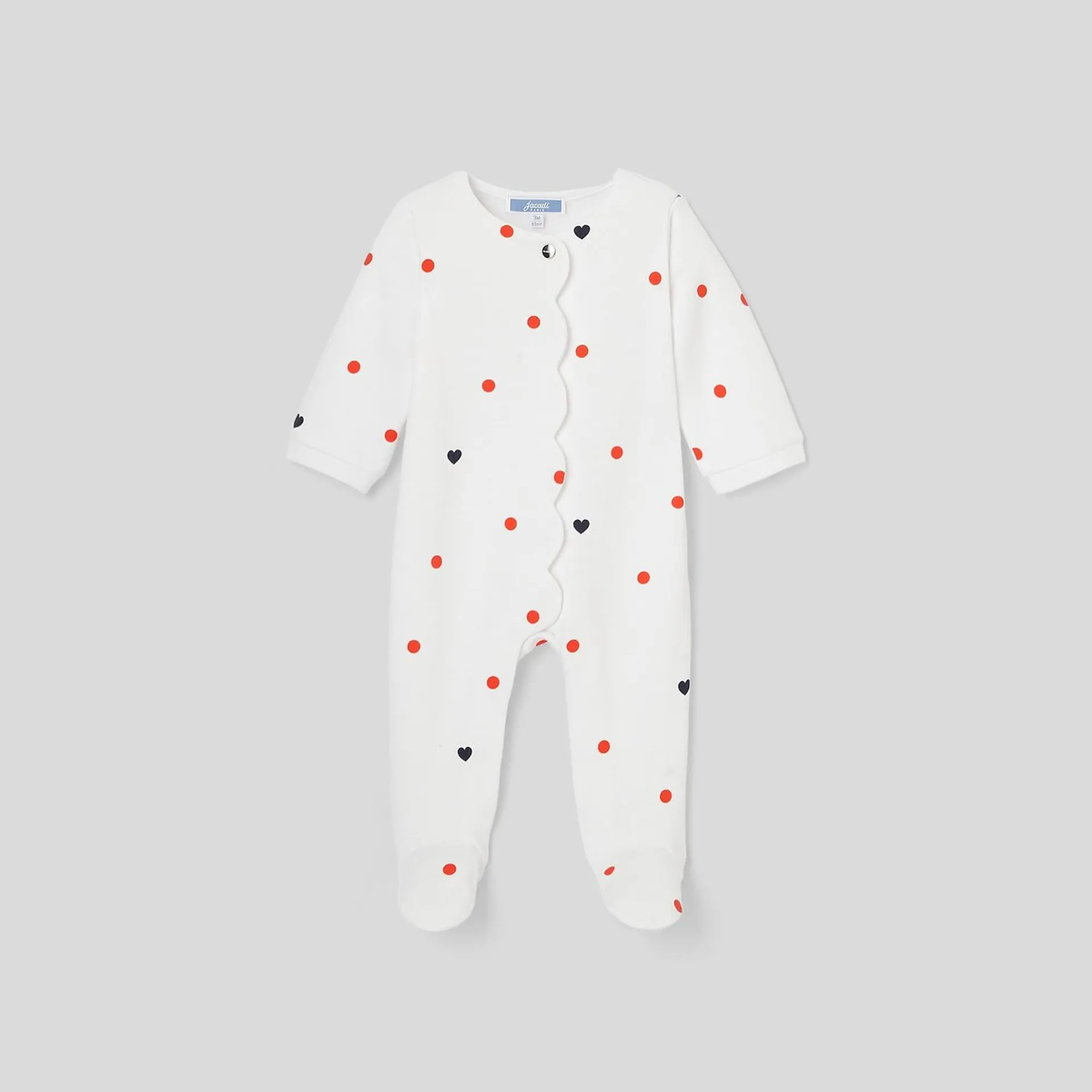 Pijama en muletón para bebé niña