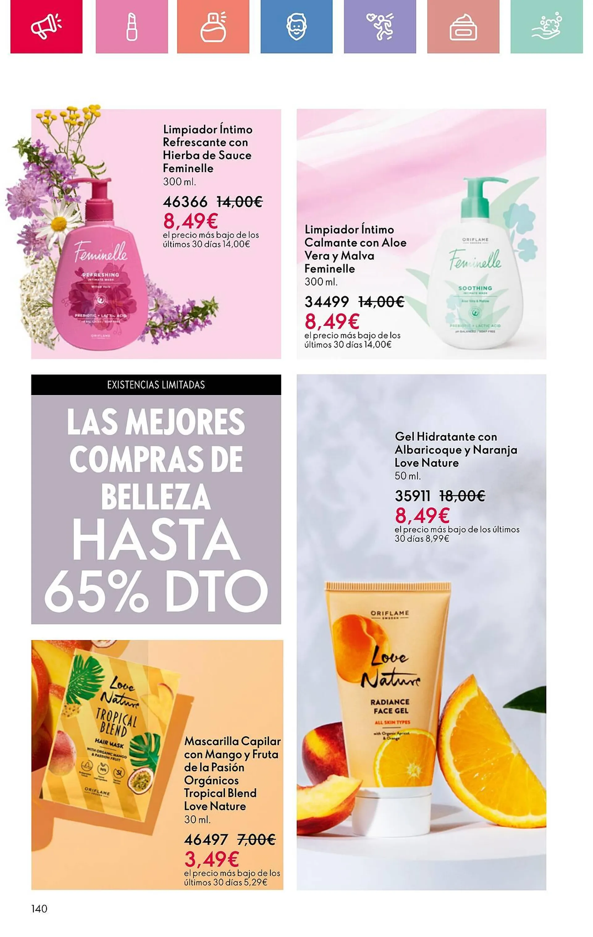 Catálogo de Folleto Oriflame 20 de abril al 20 de mayo 2025 - Página 140