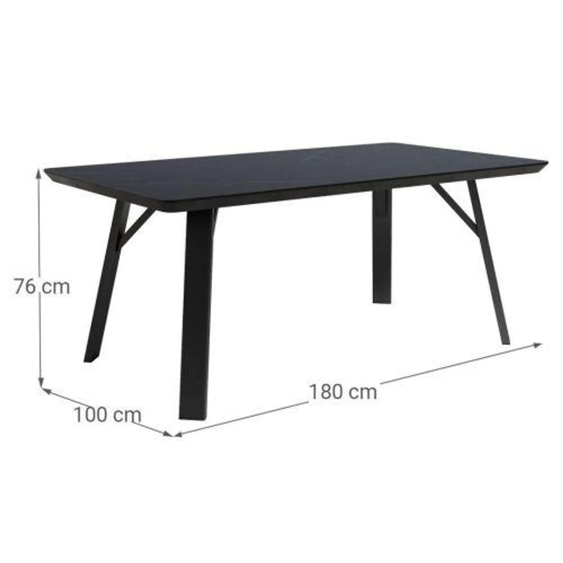 Mesa de Comedor Rectangular Fija de 180 cm BALTIC CNG002N