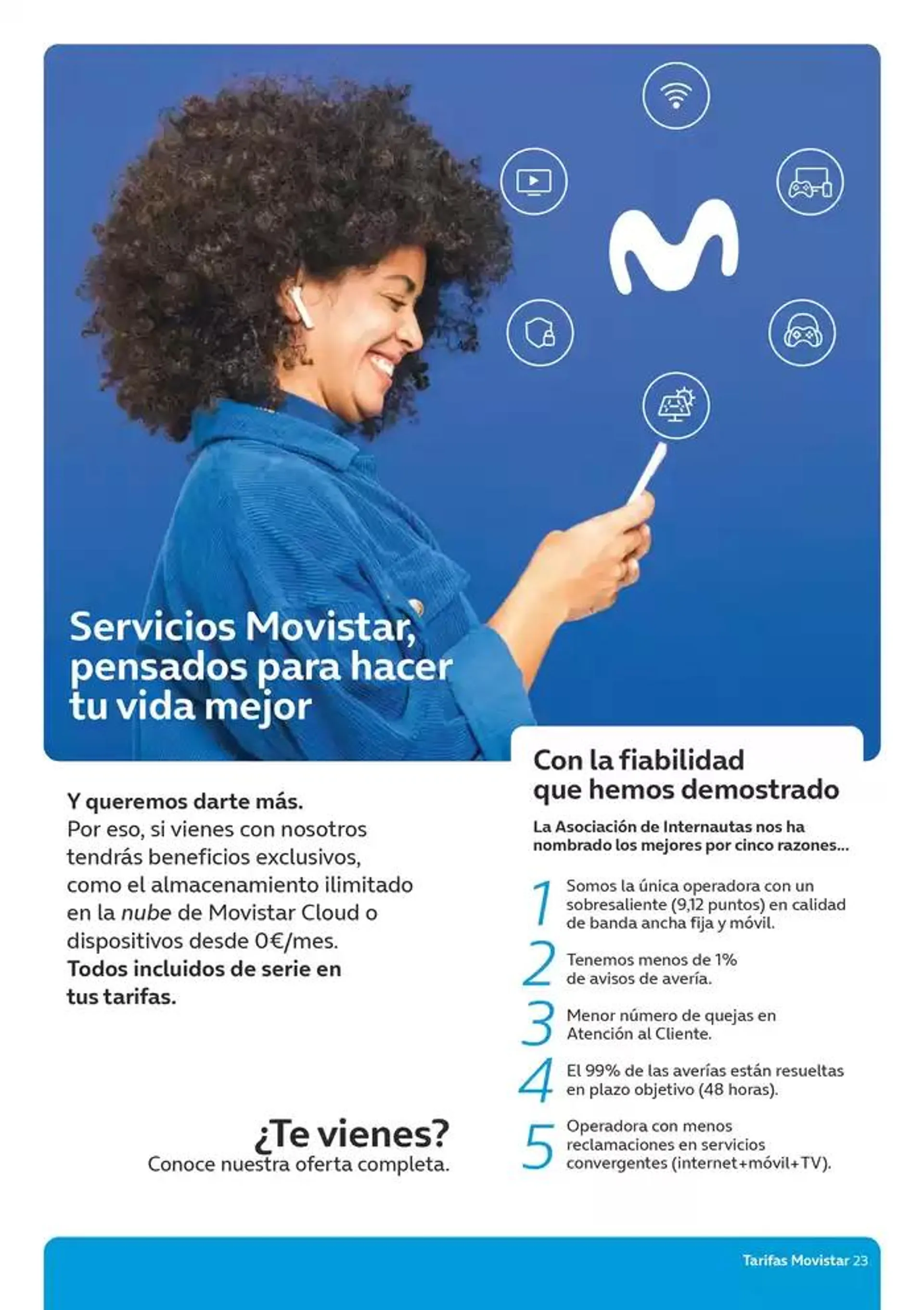 Catálogo de Llegan las Blue Weeks de Movistar con un menú exclusivo cada semana 25 de octubre al 15 de noviembre 2024 - Página 23