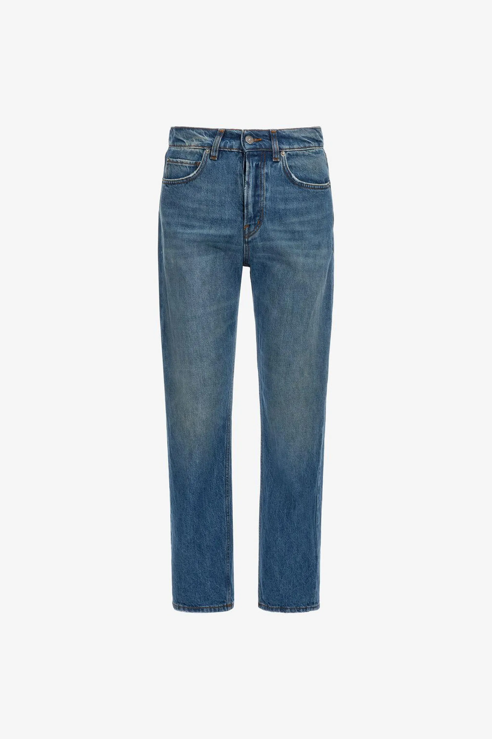 Medium-dark wash jeans