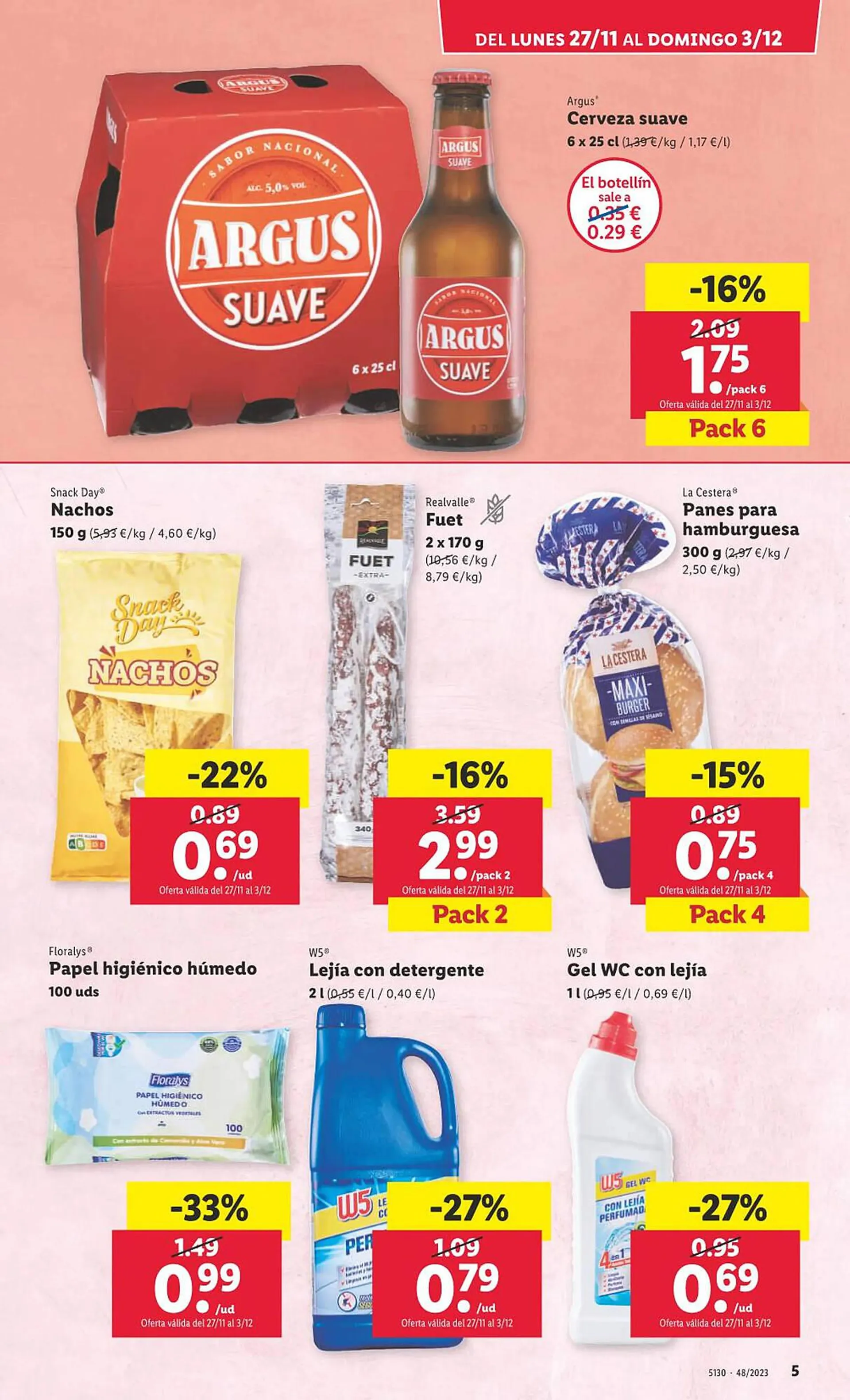 Catálogo de Folleto Lidl 27 de noviembre al 3 de diciembre 2023 - Página 5