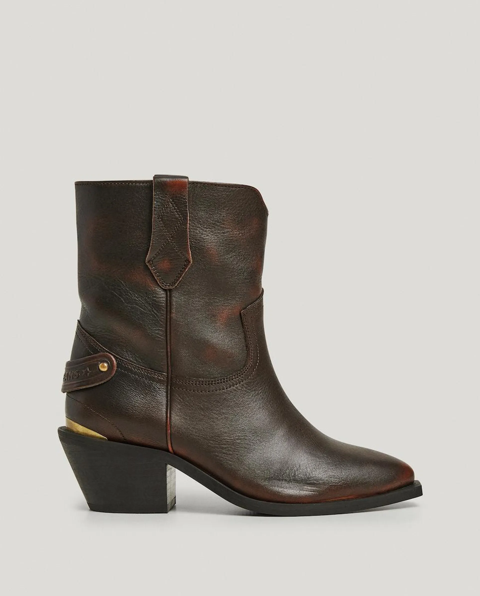 Botas de mujer cowboy con efecto desgastado