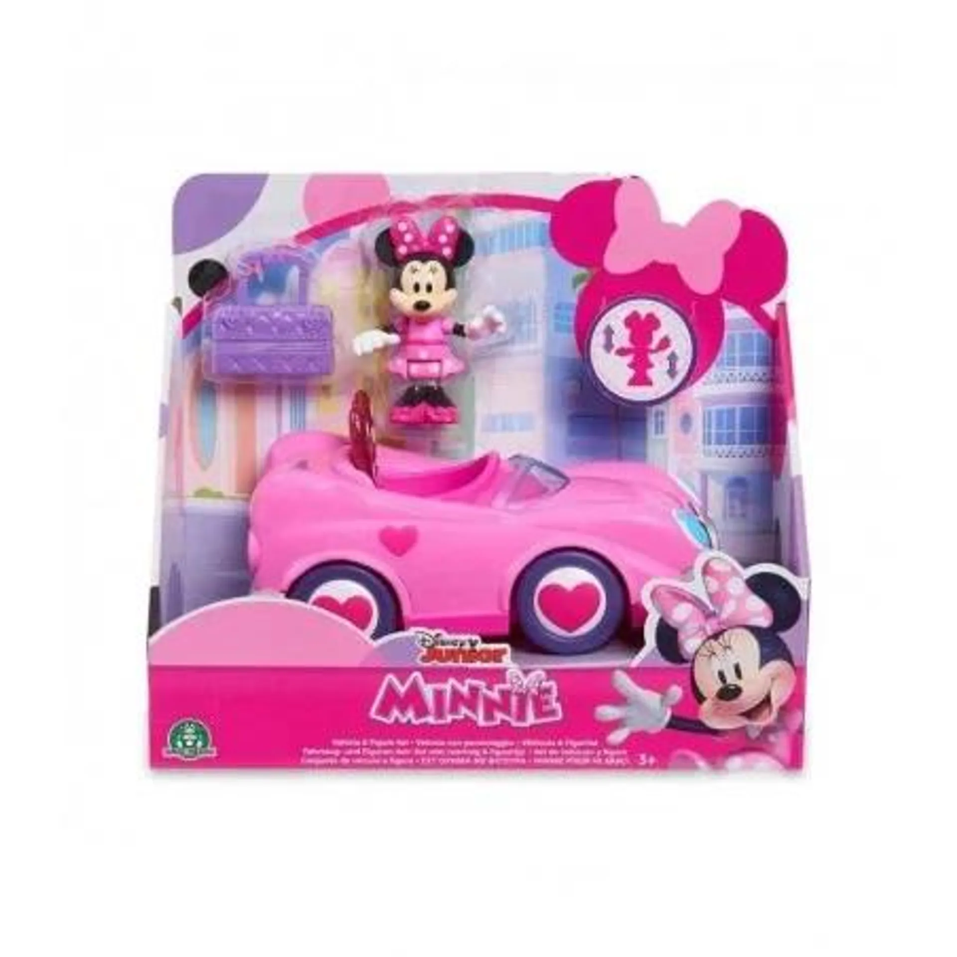 Minnie Figura con Coche Corazón