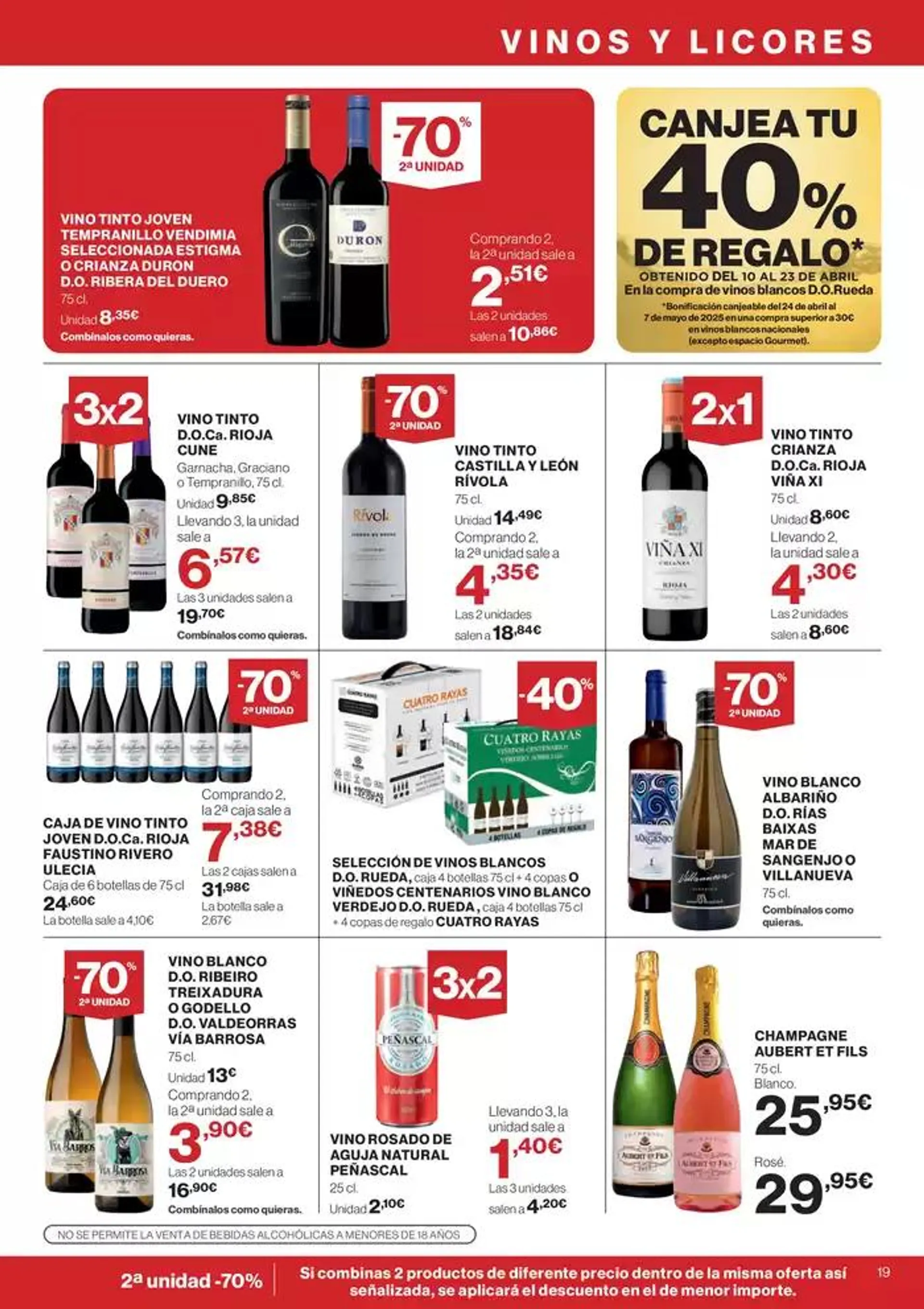 Catálogo de Precios válidos del 24 de abril al 7 de mayo en Península y Baleares 24 de abril al 7 de mayo 2025 - Página 19