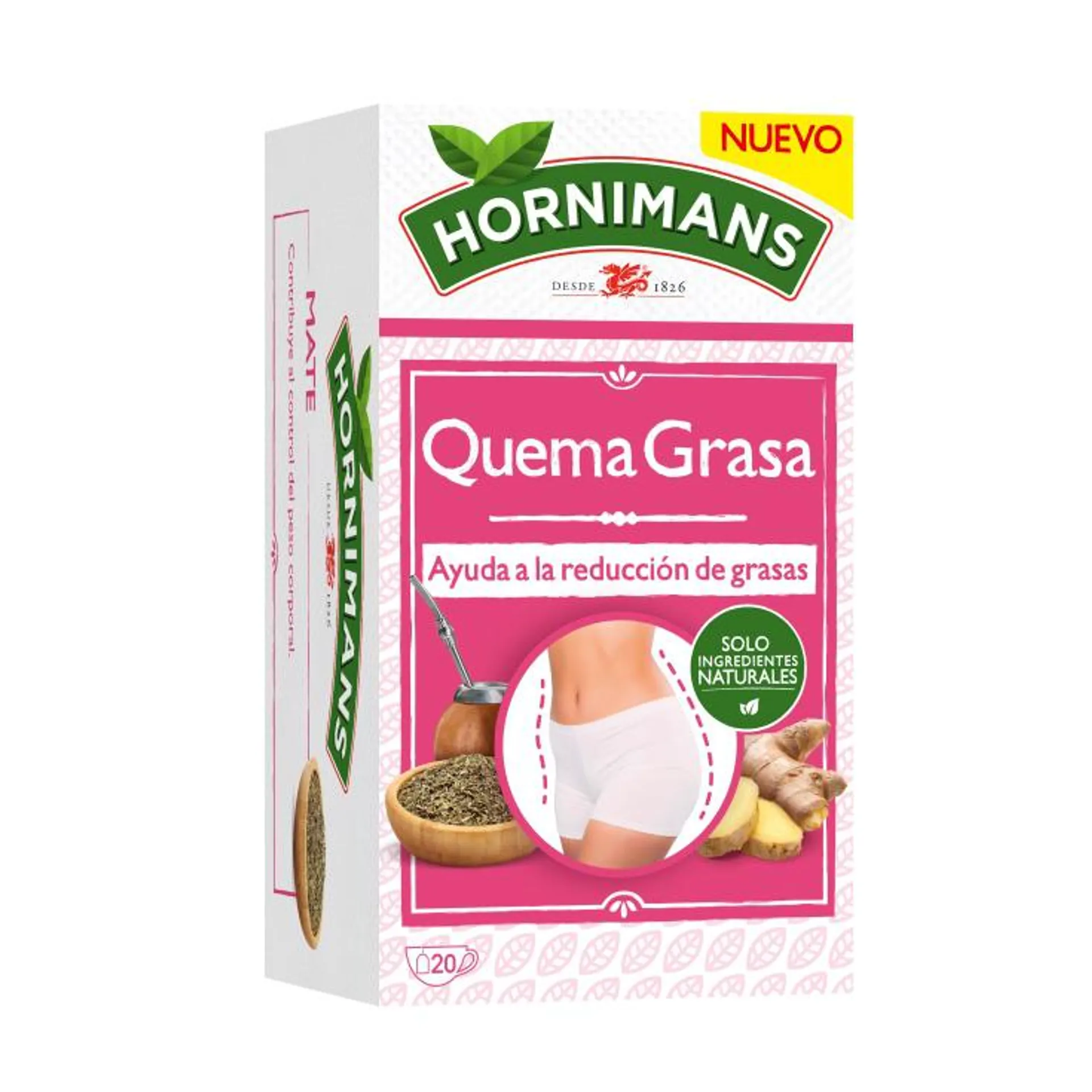 infusión quema grasa, 20ud