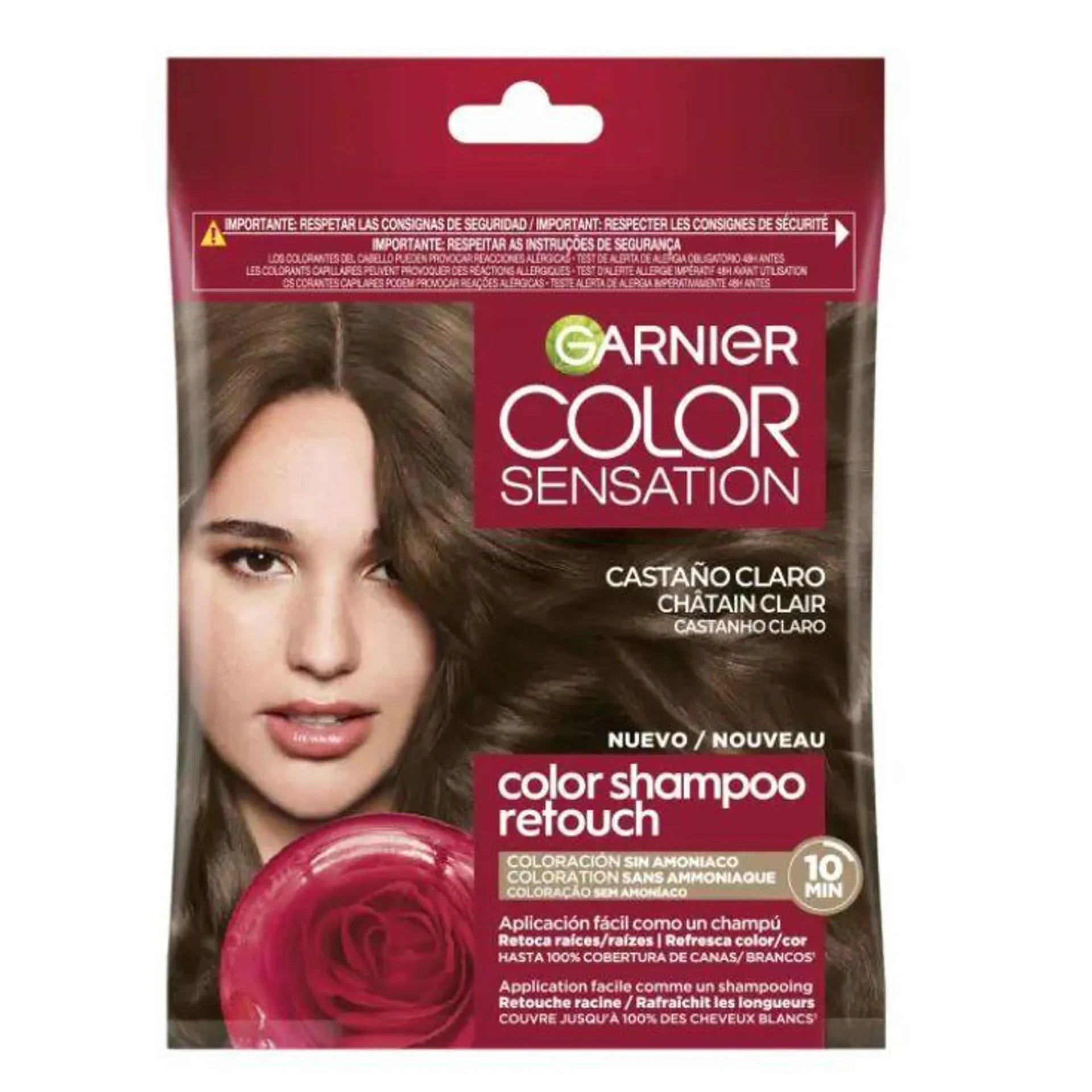 color sensation champu retouch 5.0 castaño claro