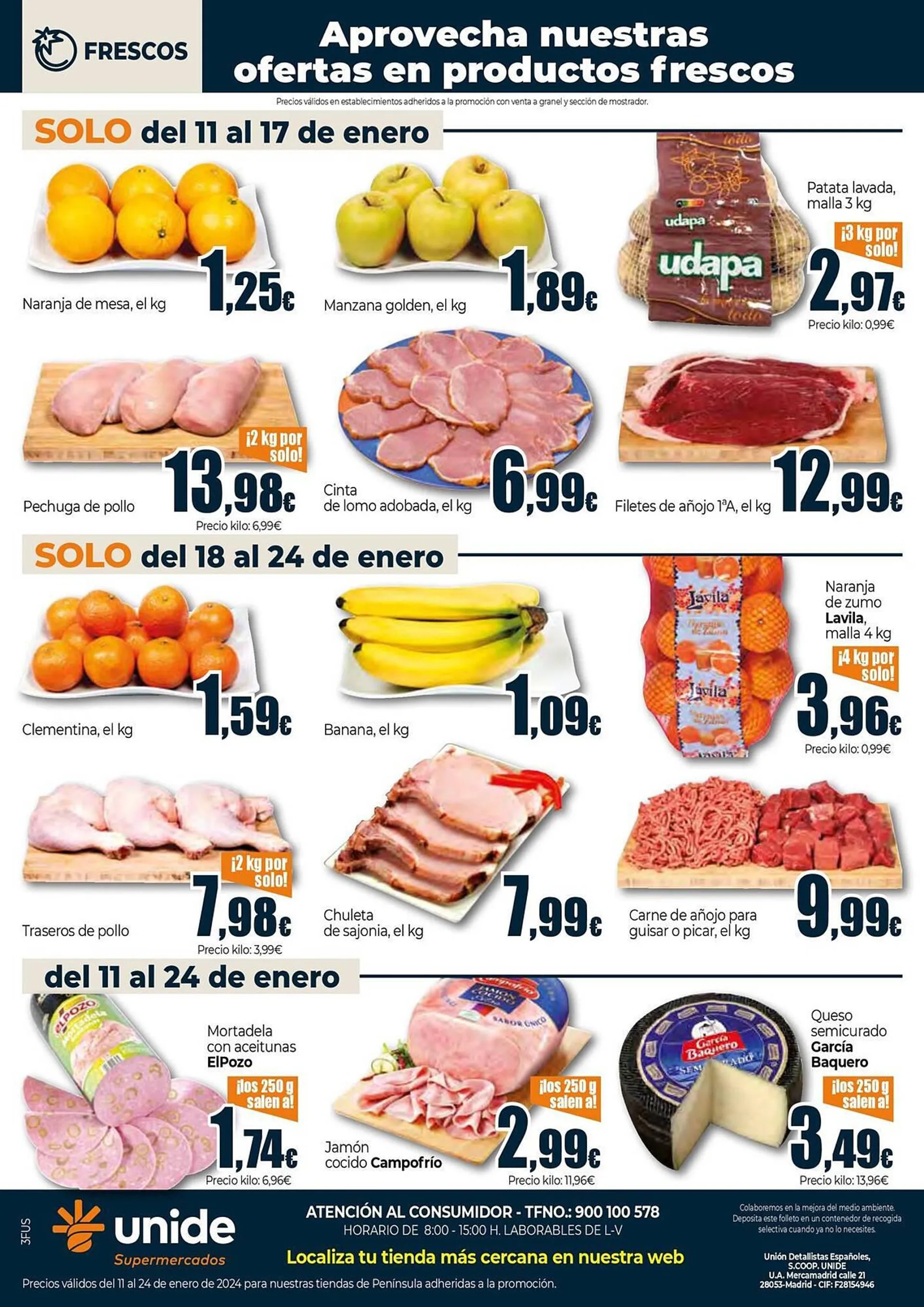Catálogo de Folleto Unide Supermercados 11 de enero al 24 de enero 2024 - Página 4