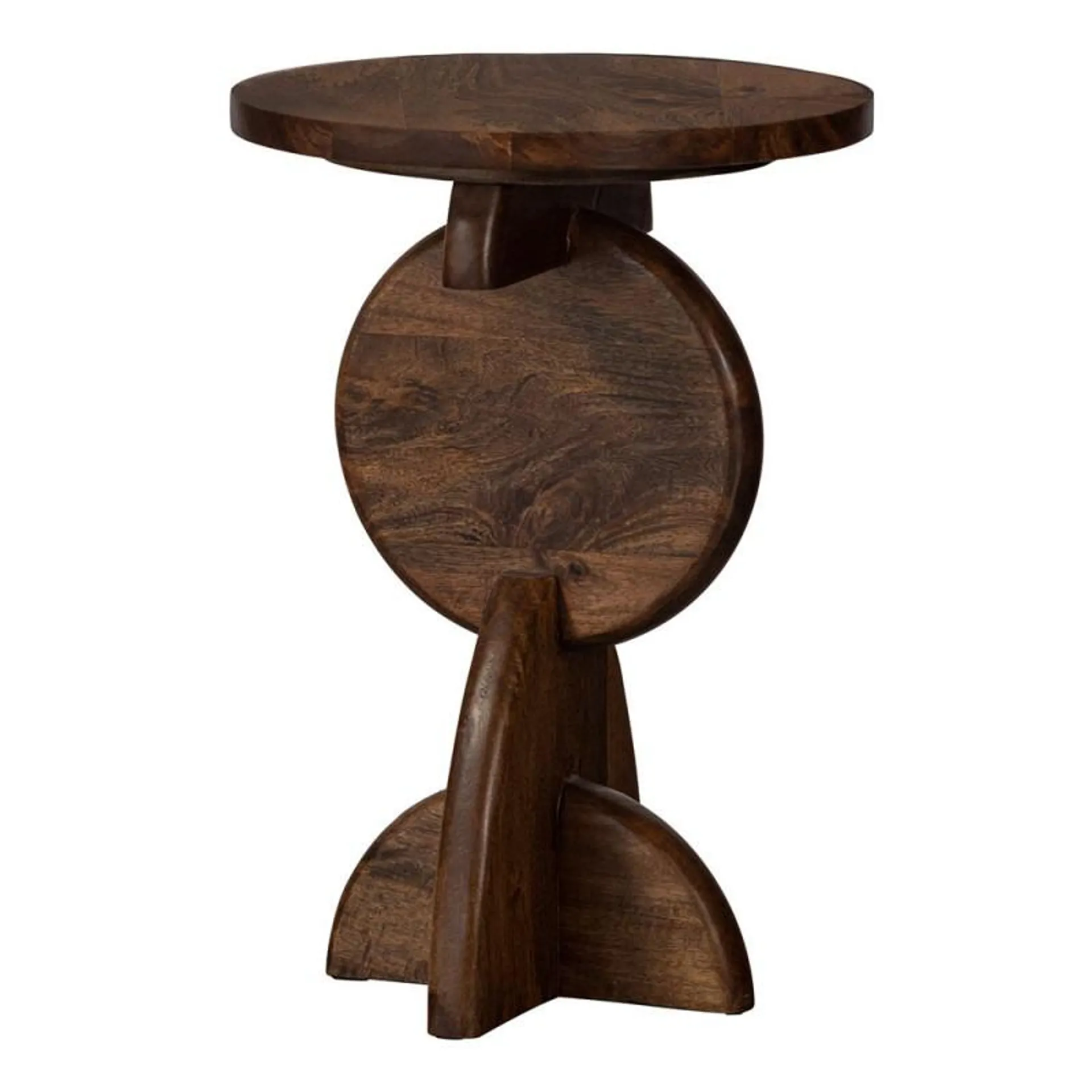 Nori mango wood side table