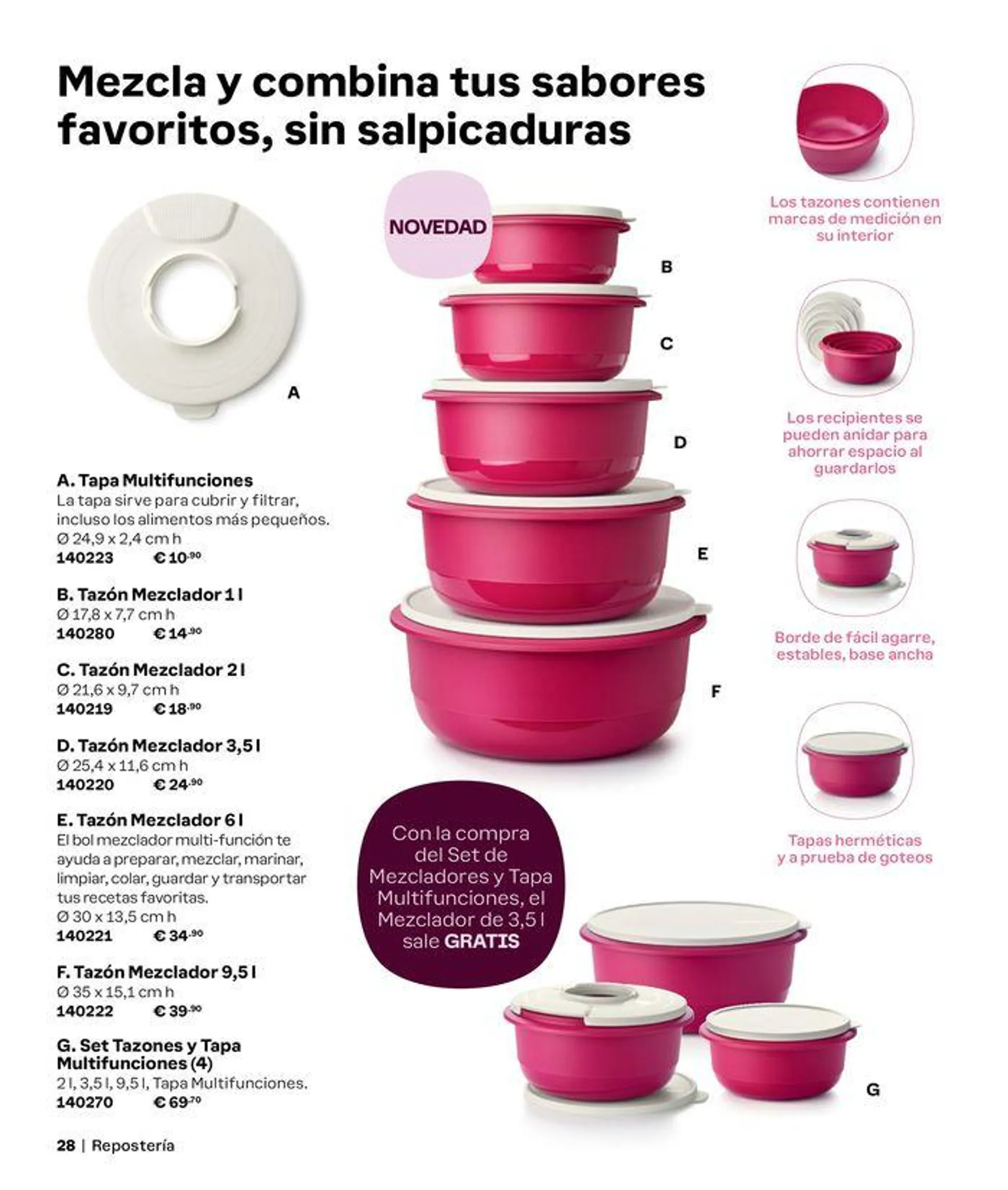 Catálogo de Catálogo Tupperware  3 de septiembre al 28 de febrero 2025 - Página 28