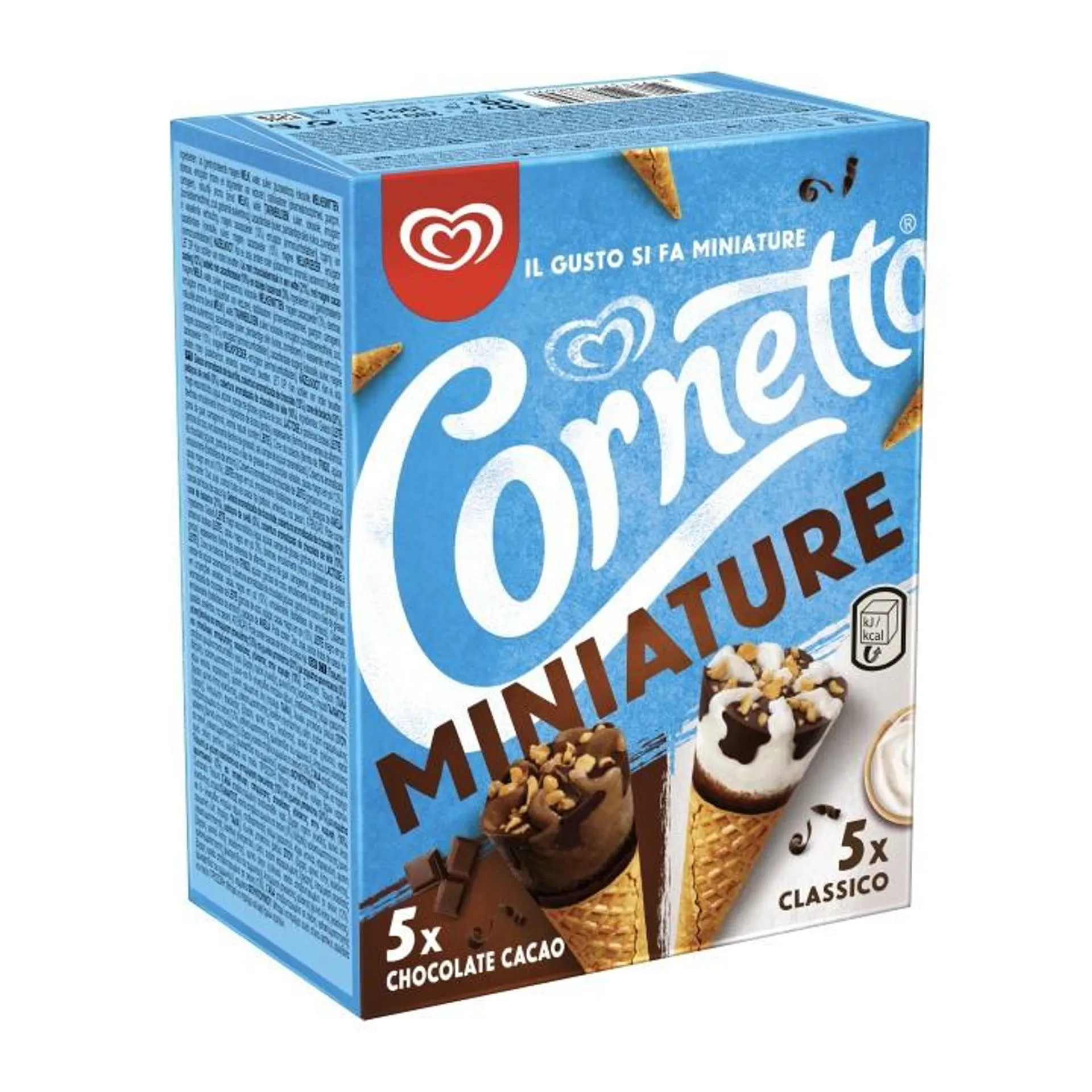 Cornetto miniature choco y nata 280 ml