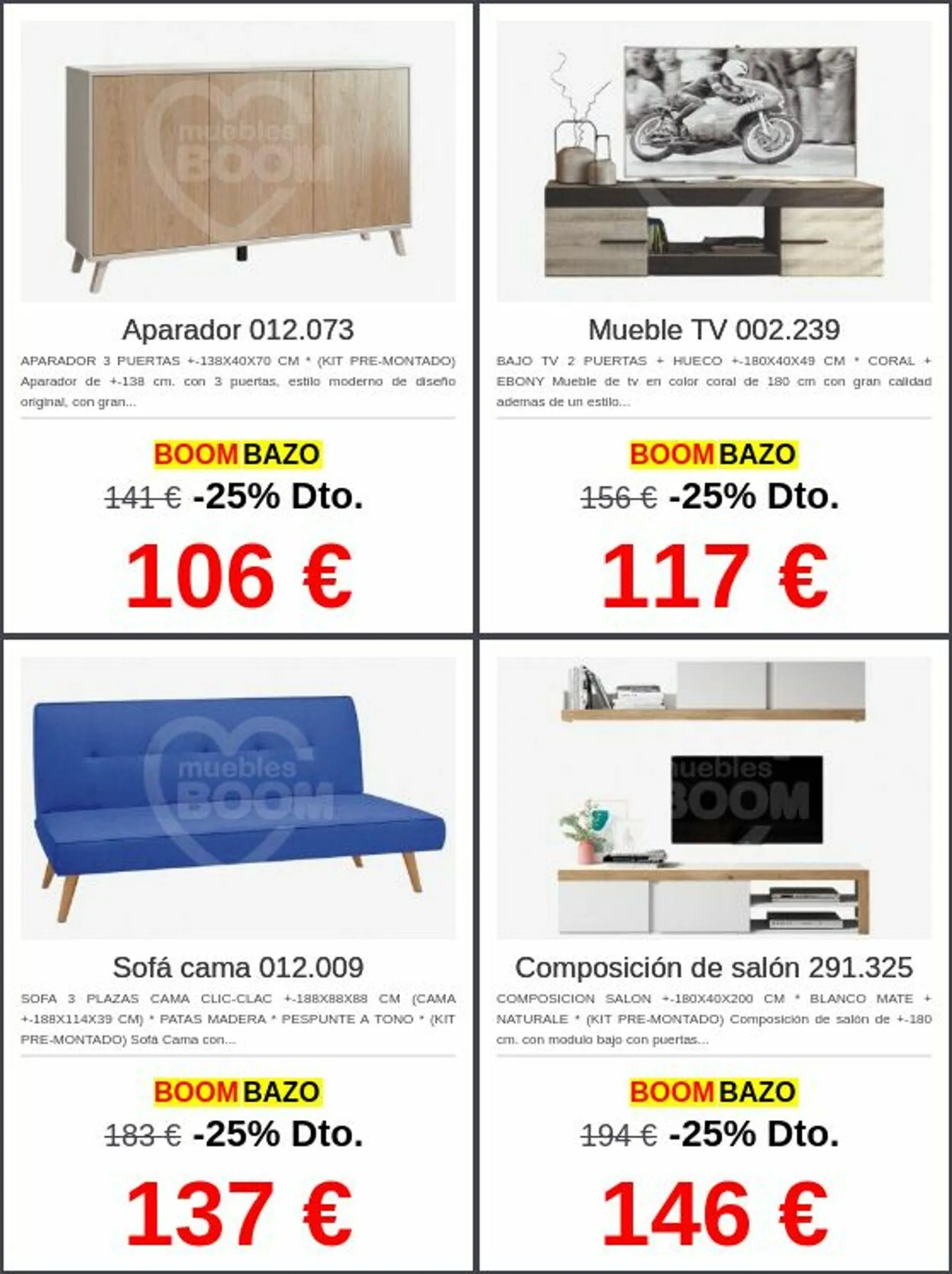 Catálogo de Muebles BOOM Oferta actual 7 de julio al 16 de julio 2025 - Página 4