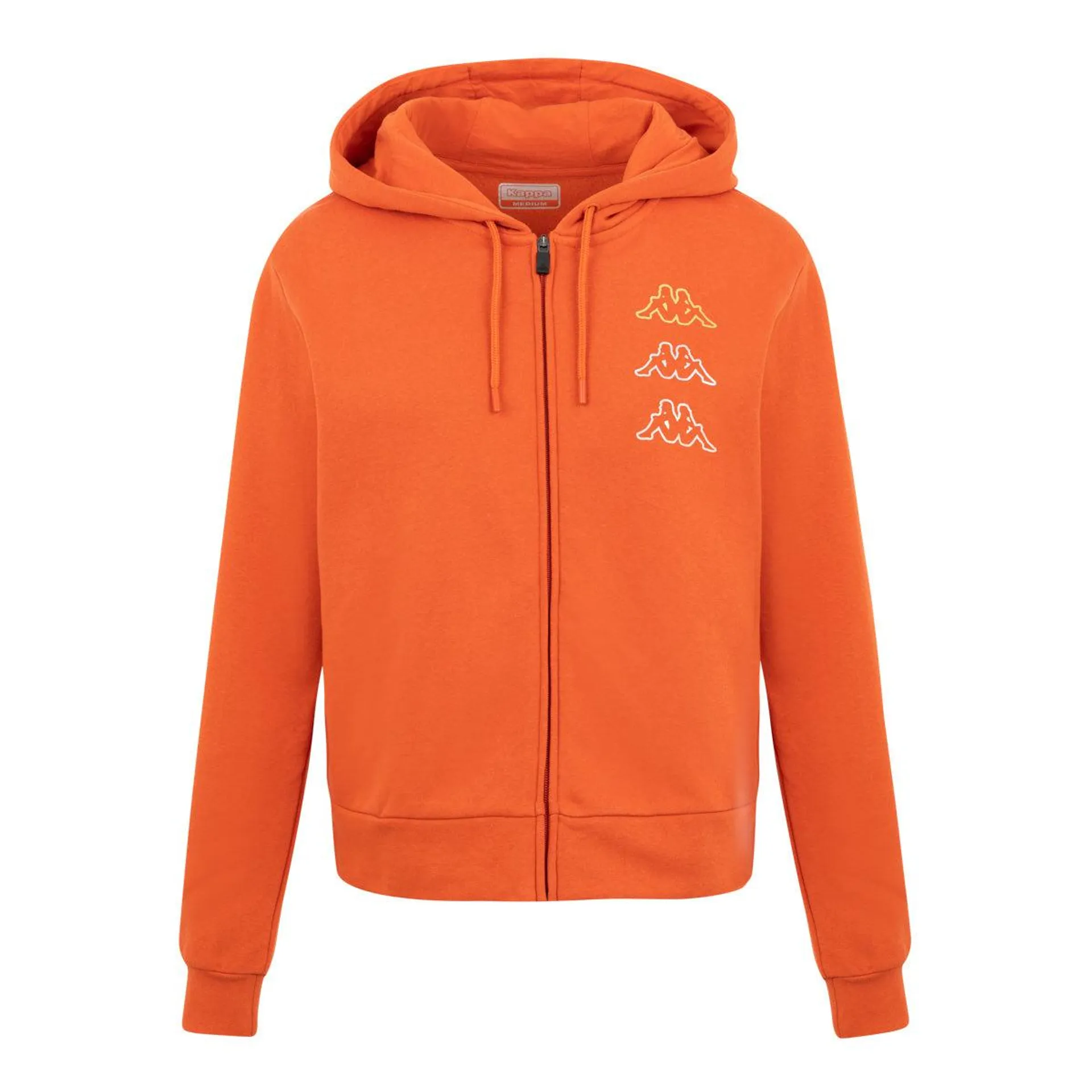 Sudadera Logo Kiami Naranja Mujer