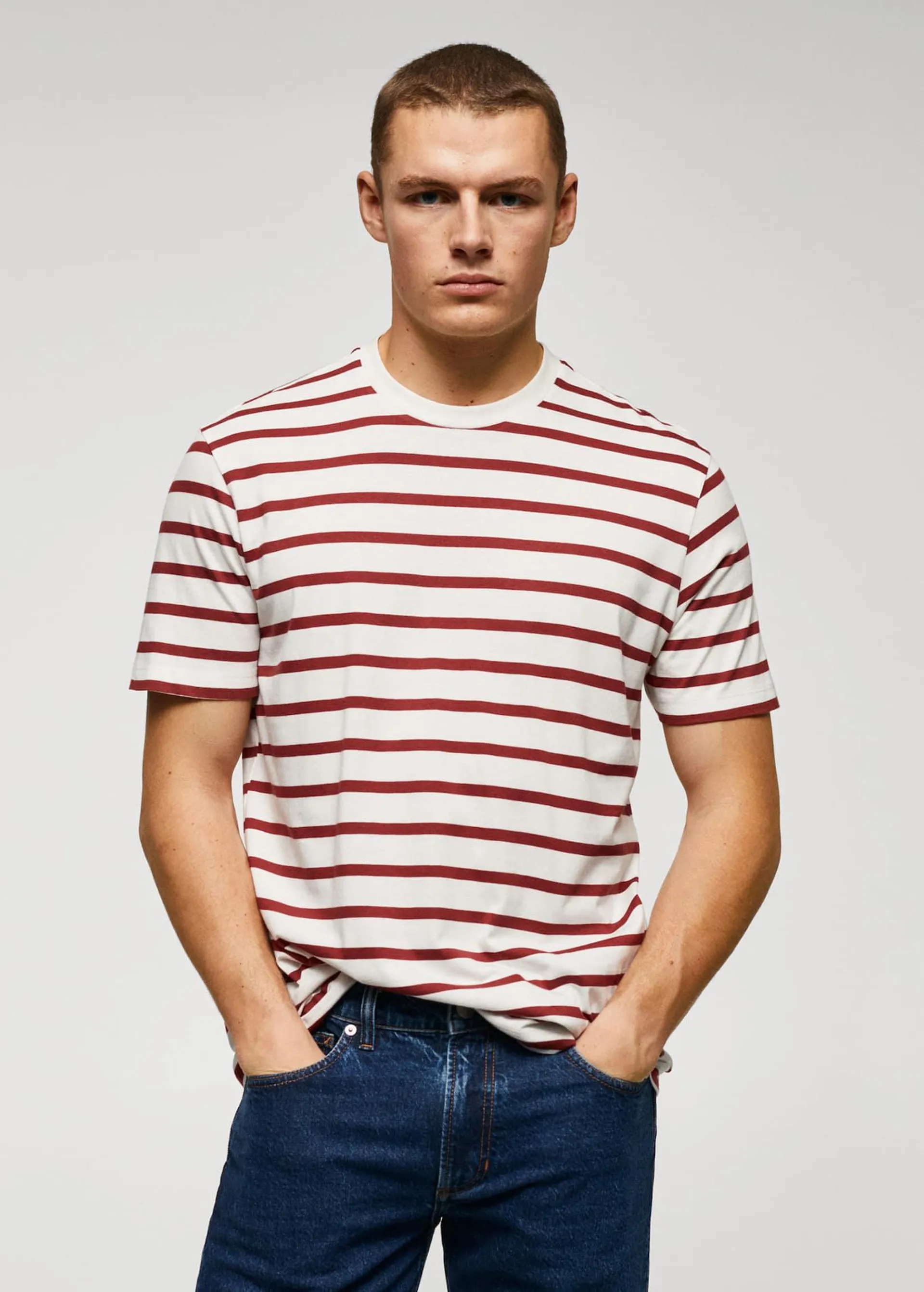 Camiseta rayas algodón-modal