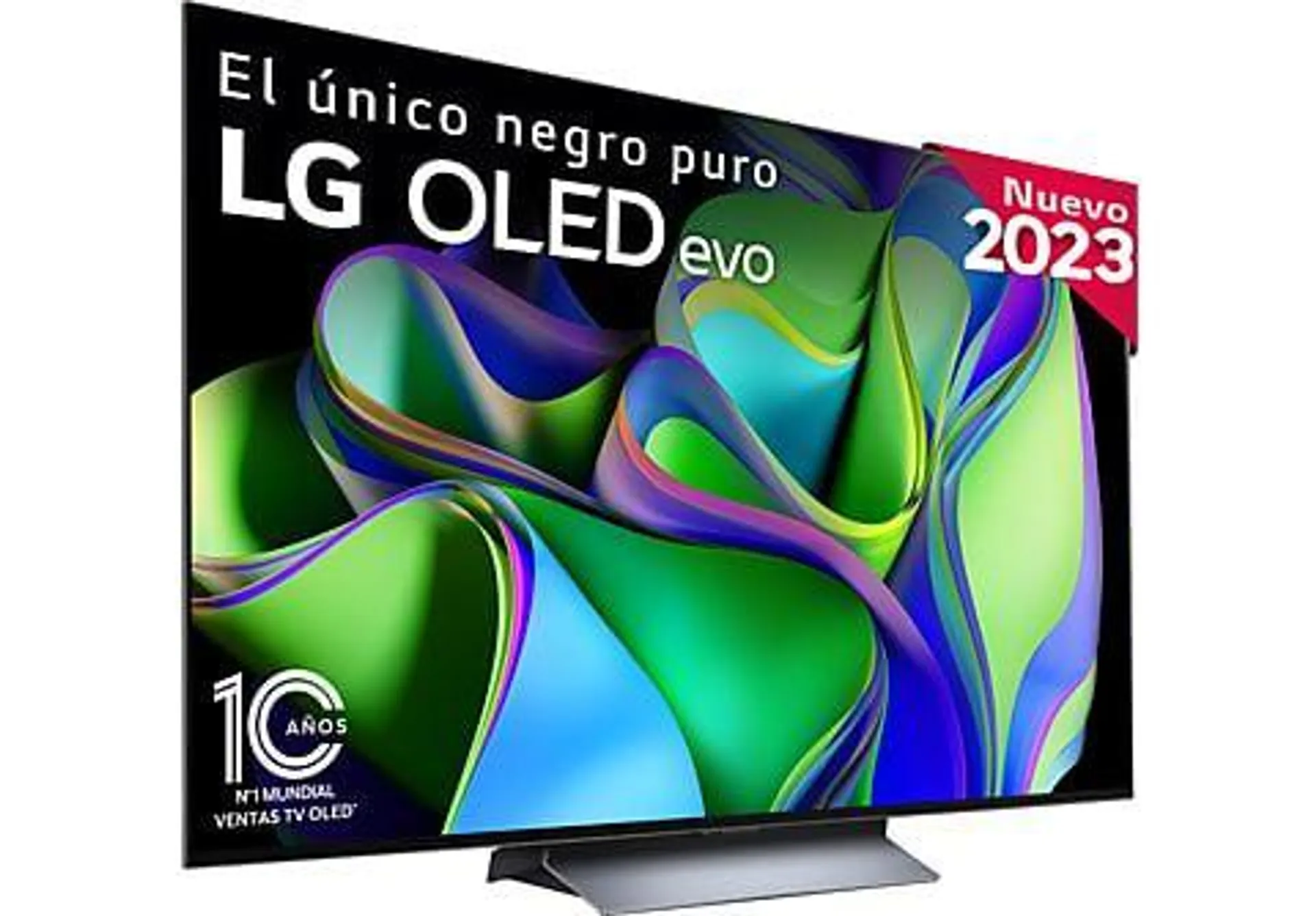 TV OLED 55" - LG OLED55C35LA, OLED 4K, Inteligente α9 4K Gen6, Smart TV, DVB-T2 (H.265), Negro