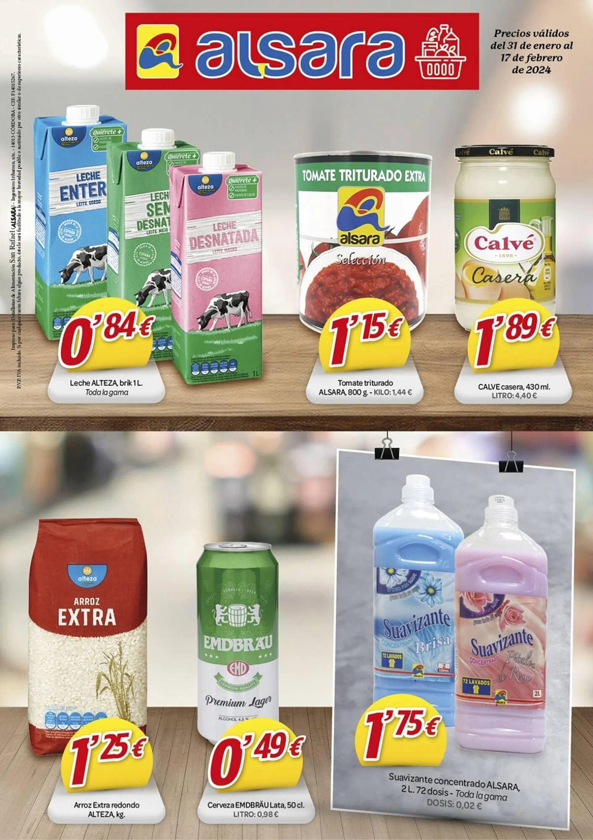 Catálogo de Folleto Alsara Supermercados 31 de enero al 17 de febrero 2024 - Página 
