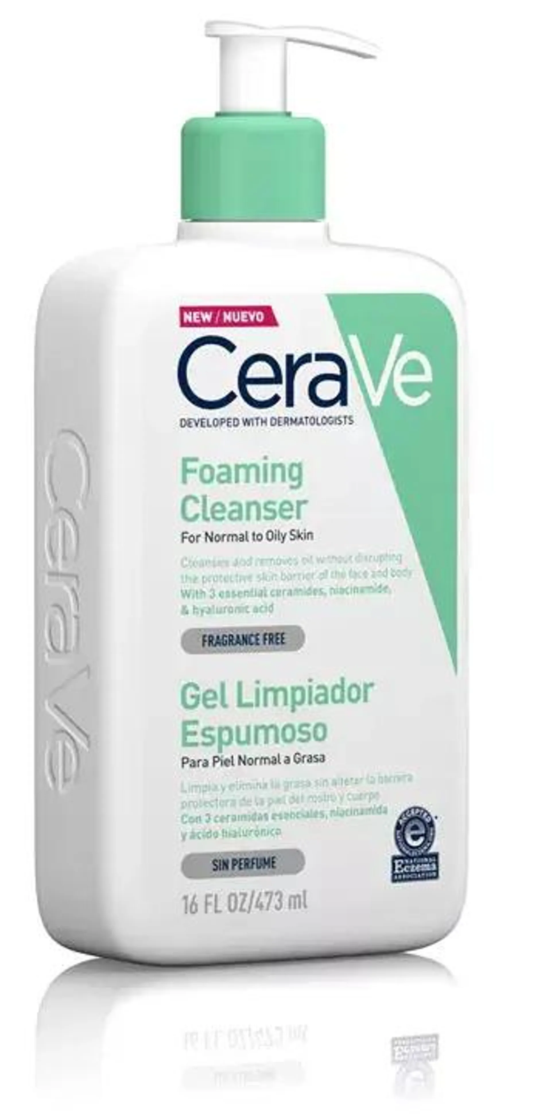 CeraVe Gel Limpiador Espumoso 473 ml