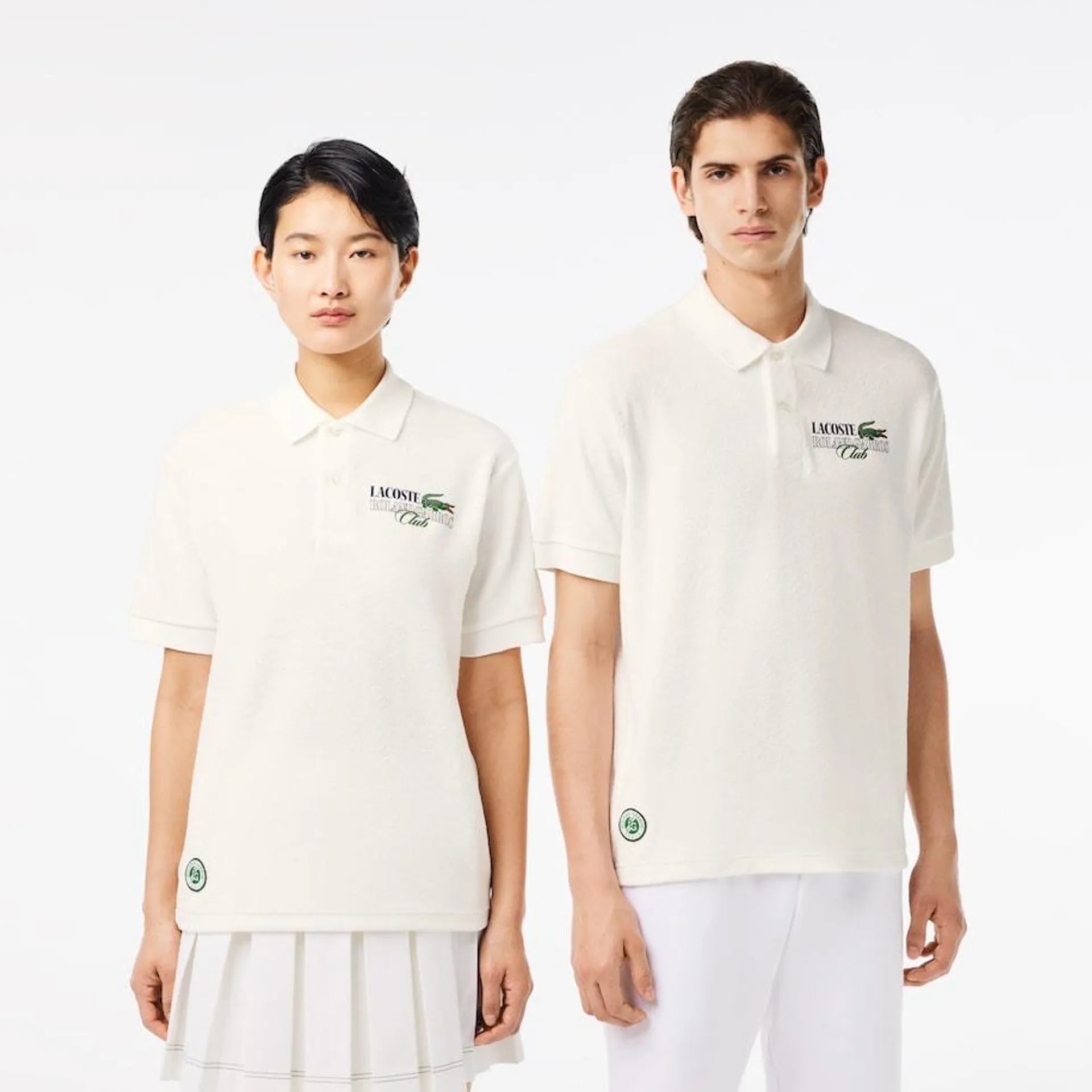 Polo en maille éponge Édition Roland Garros