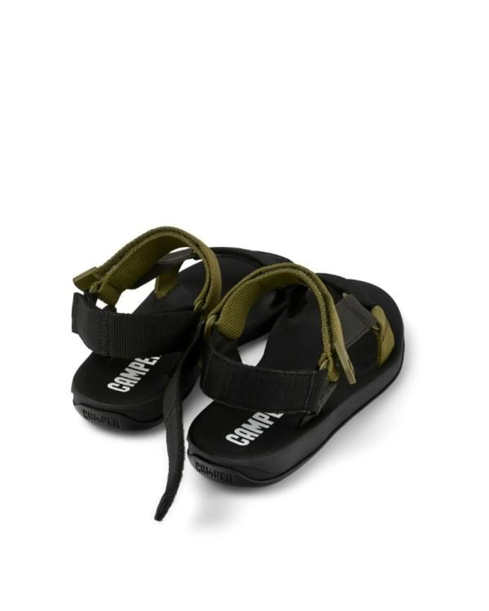 Sandalias Abiertas Chancletas Hombre Negro K100539