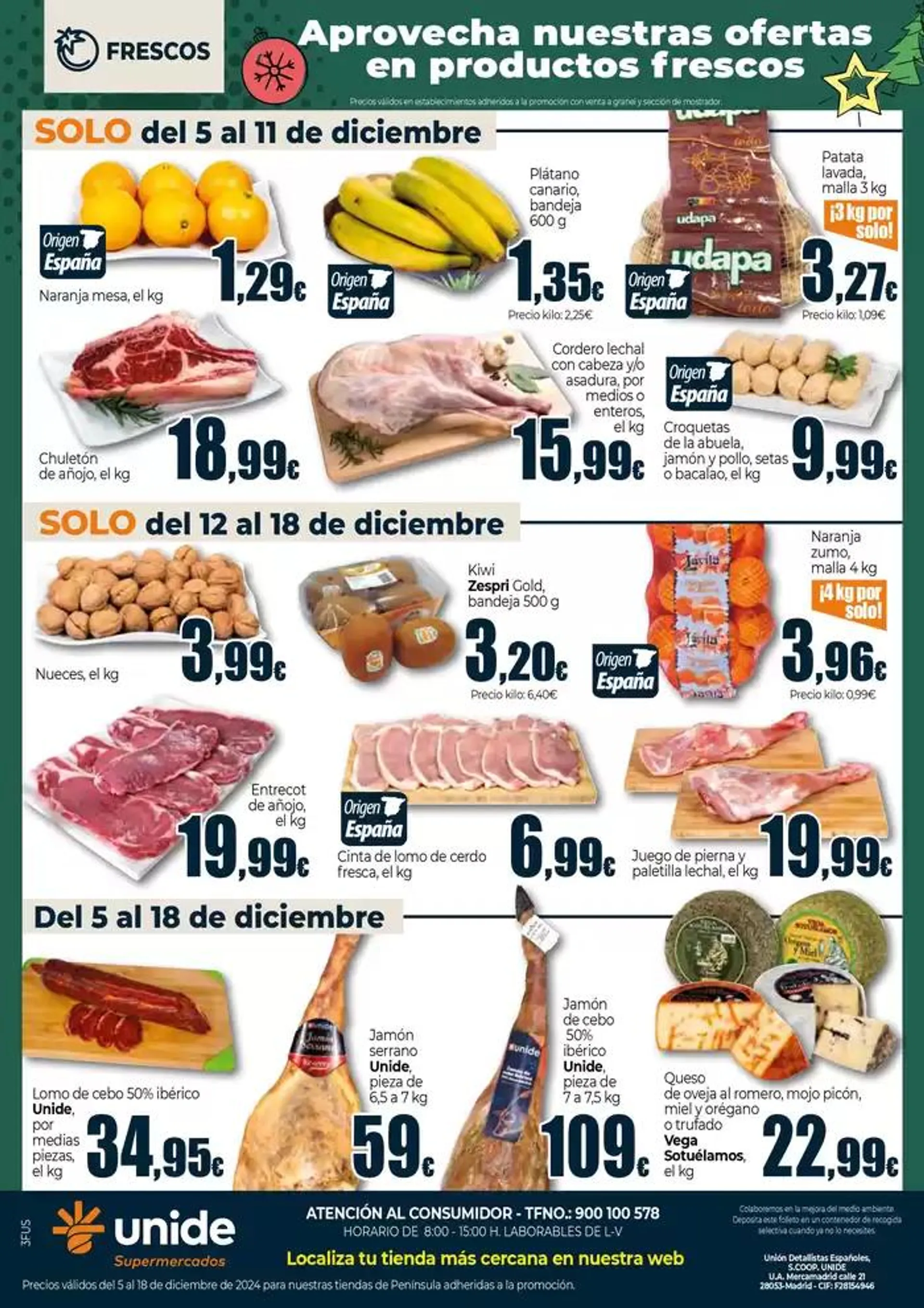 Catálogo de Navidad en Supermercados UNIDE 5 de diciembre al 18 de diciembre 2024 - Página 4