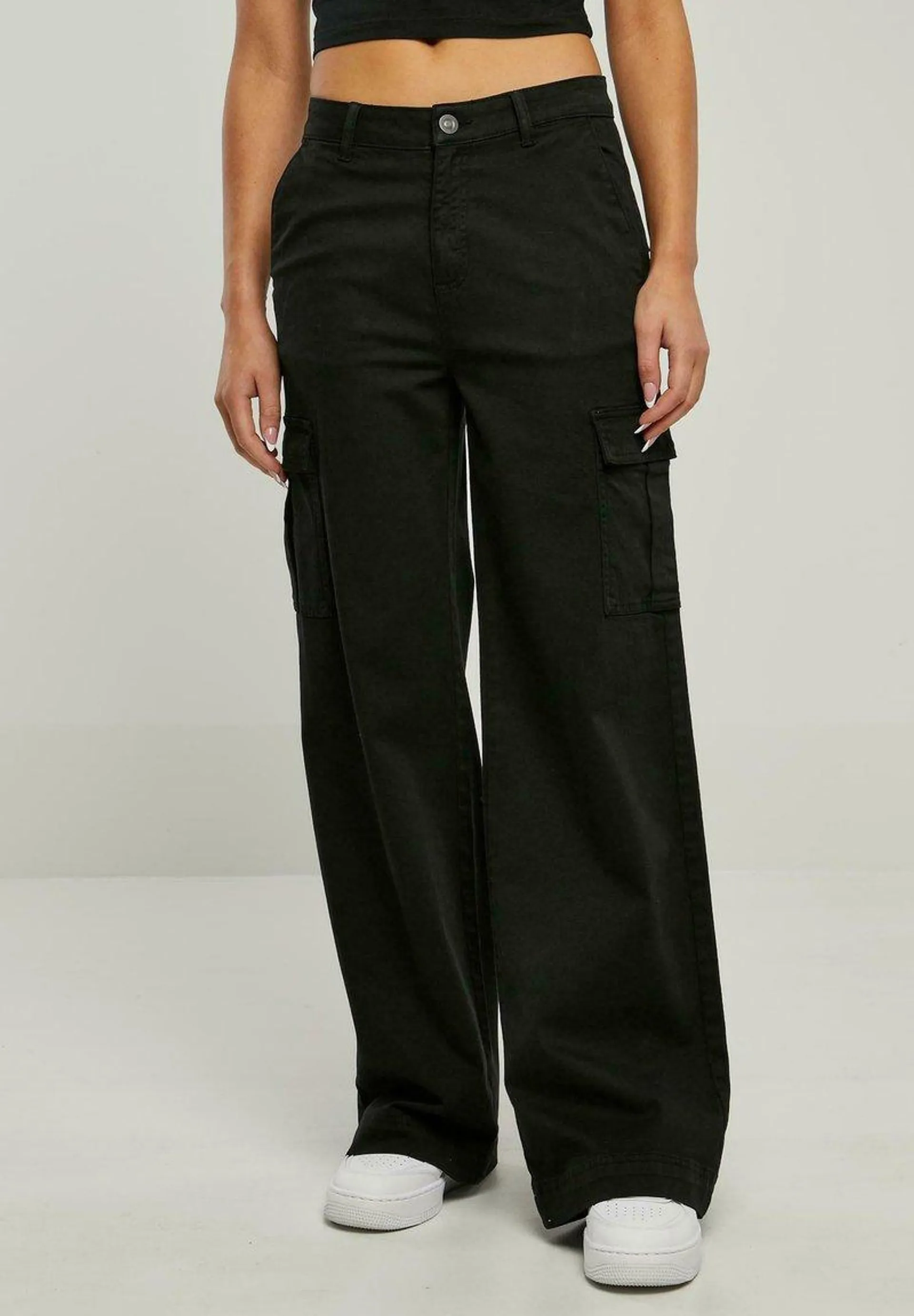 WIDE LEG TWILL - Pantalones cargo