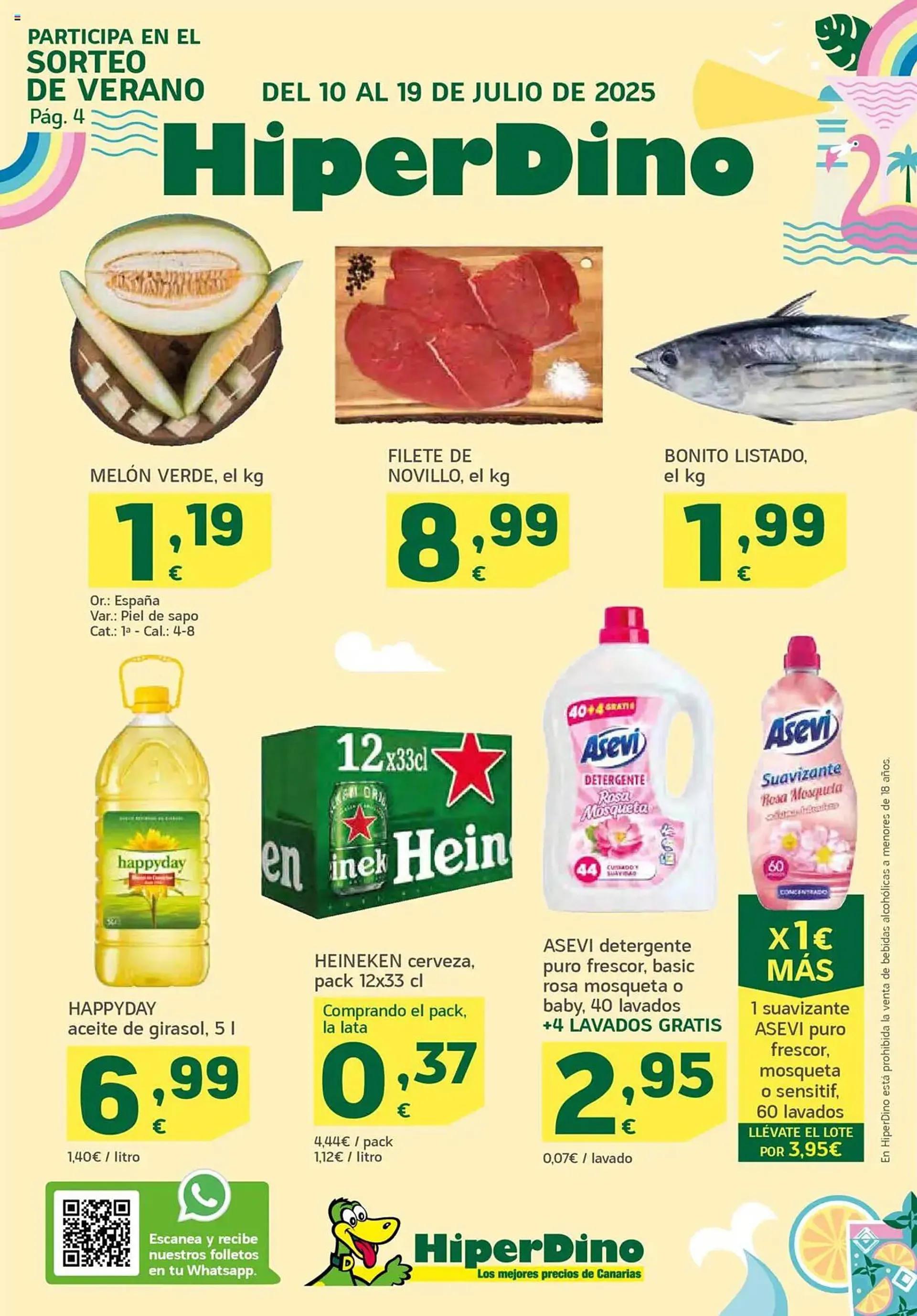 Catálogo de Folleto HiperDino 10 de julio al 19 de julio 2025 - Página 1