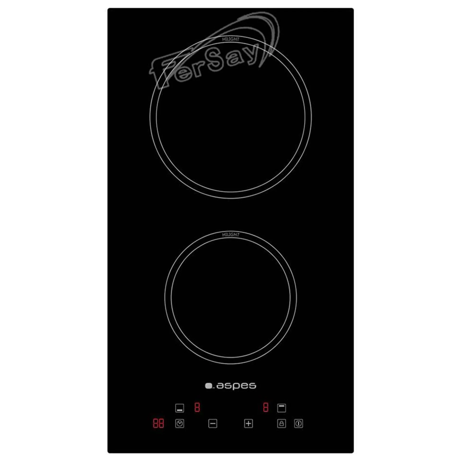 Vitroceramica radiante Aspes 2 fuegos