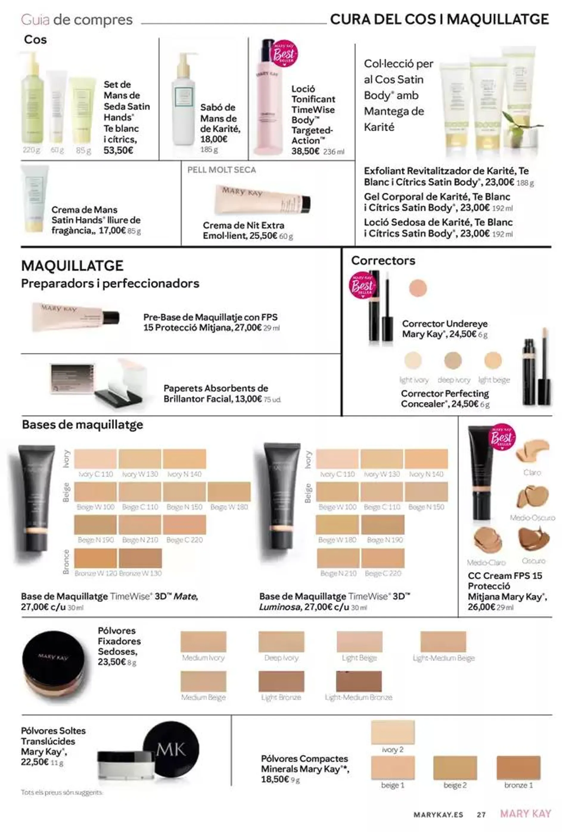 Catálogo de Folleto "Belleza Mary Kay" Catalán - Primavera 2025 16 de abril al 30 de abril 2025 - Página 27