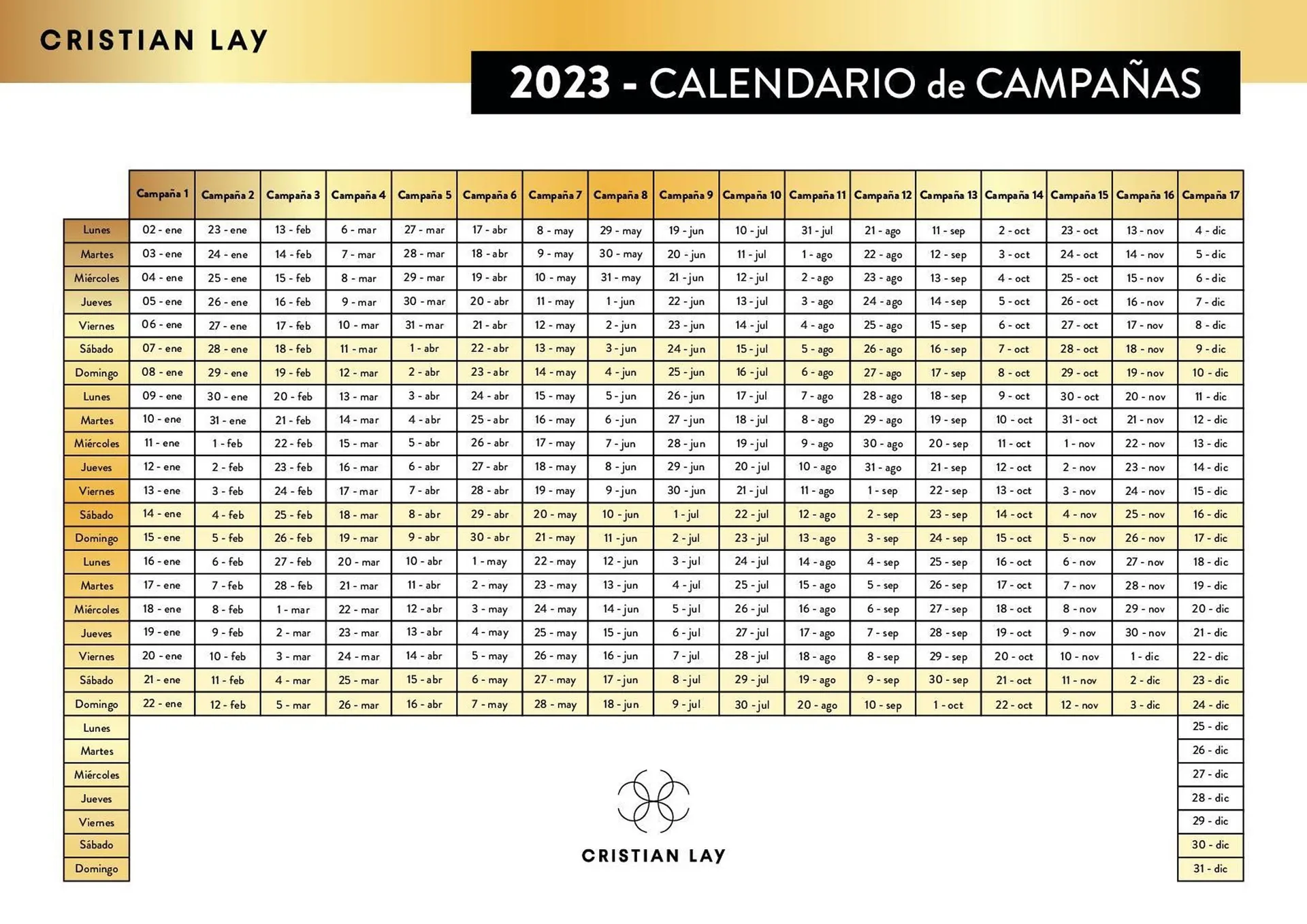 Catálogo de Folleto Cristian Lay 24 de enero al 31 de diciembre 2023 - Página 2