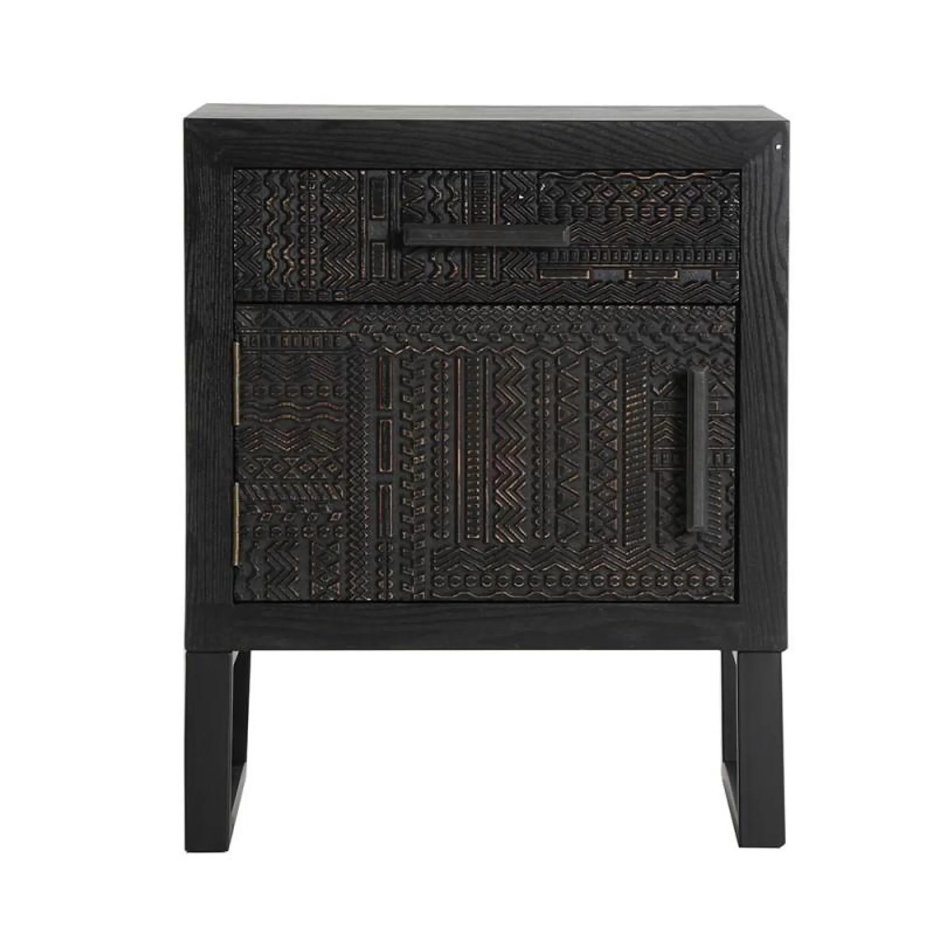 Antrim bedside table, black