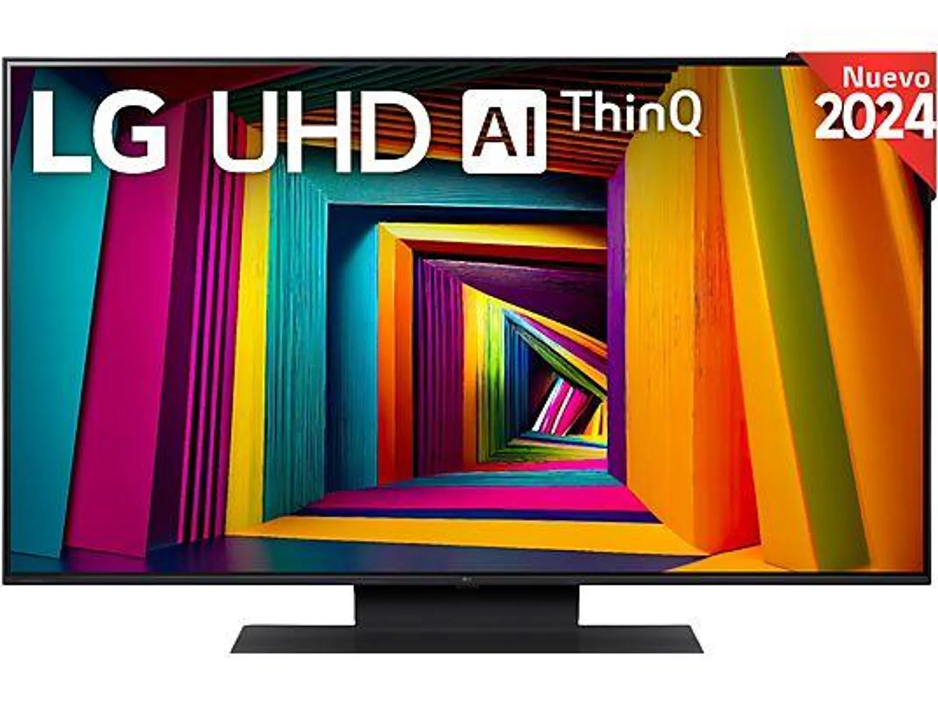 TV LED 43" - LG 43UT91006LA, UHD 4K, Procesador Inteligente 4K α5 Gen7, Smart TV, DVB-T2 (H.265), Negro