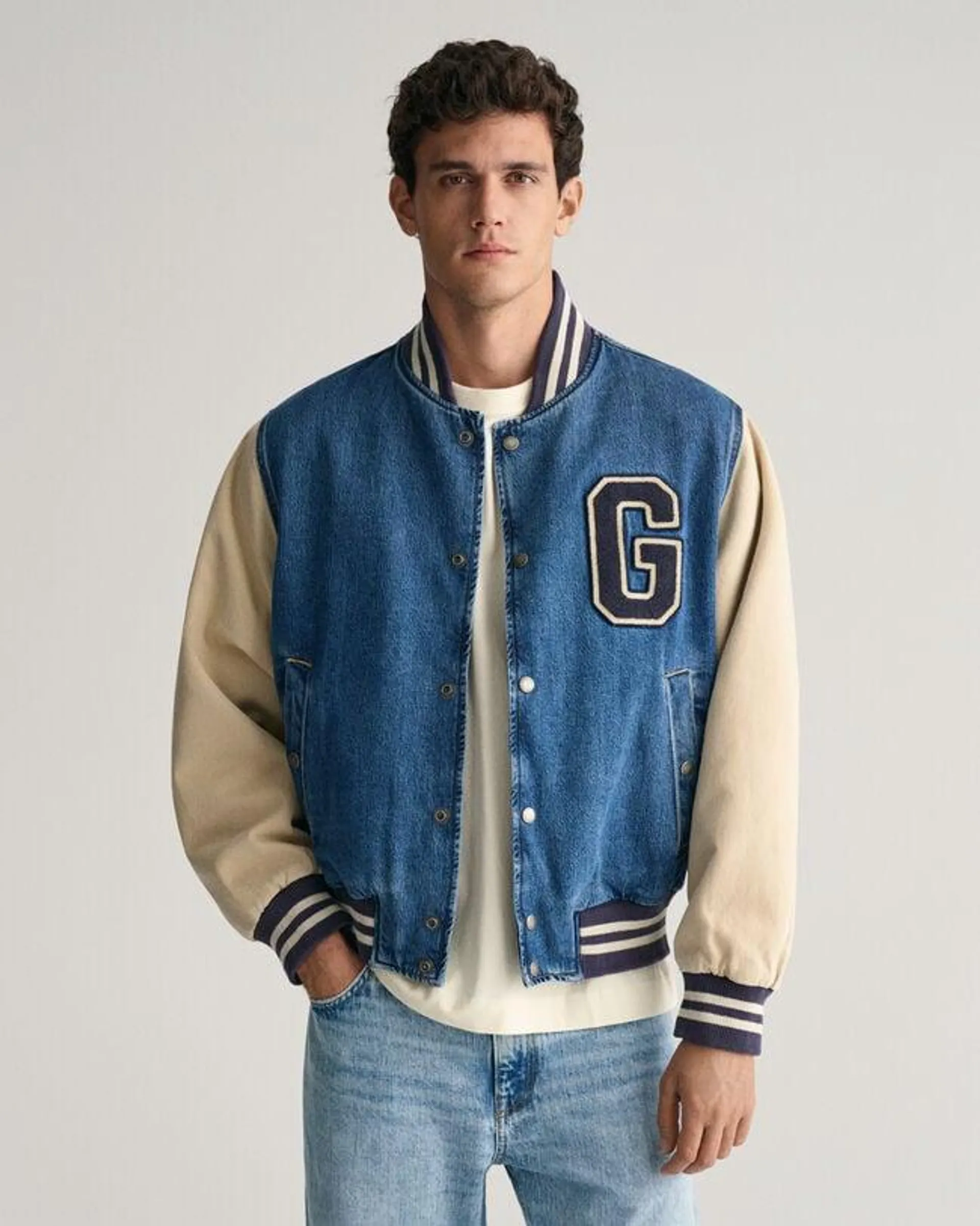 GANT Varsity Jacket vaquera