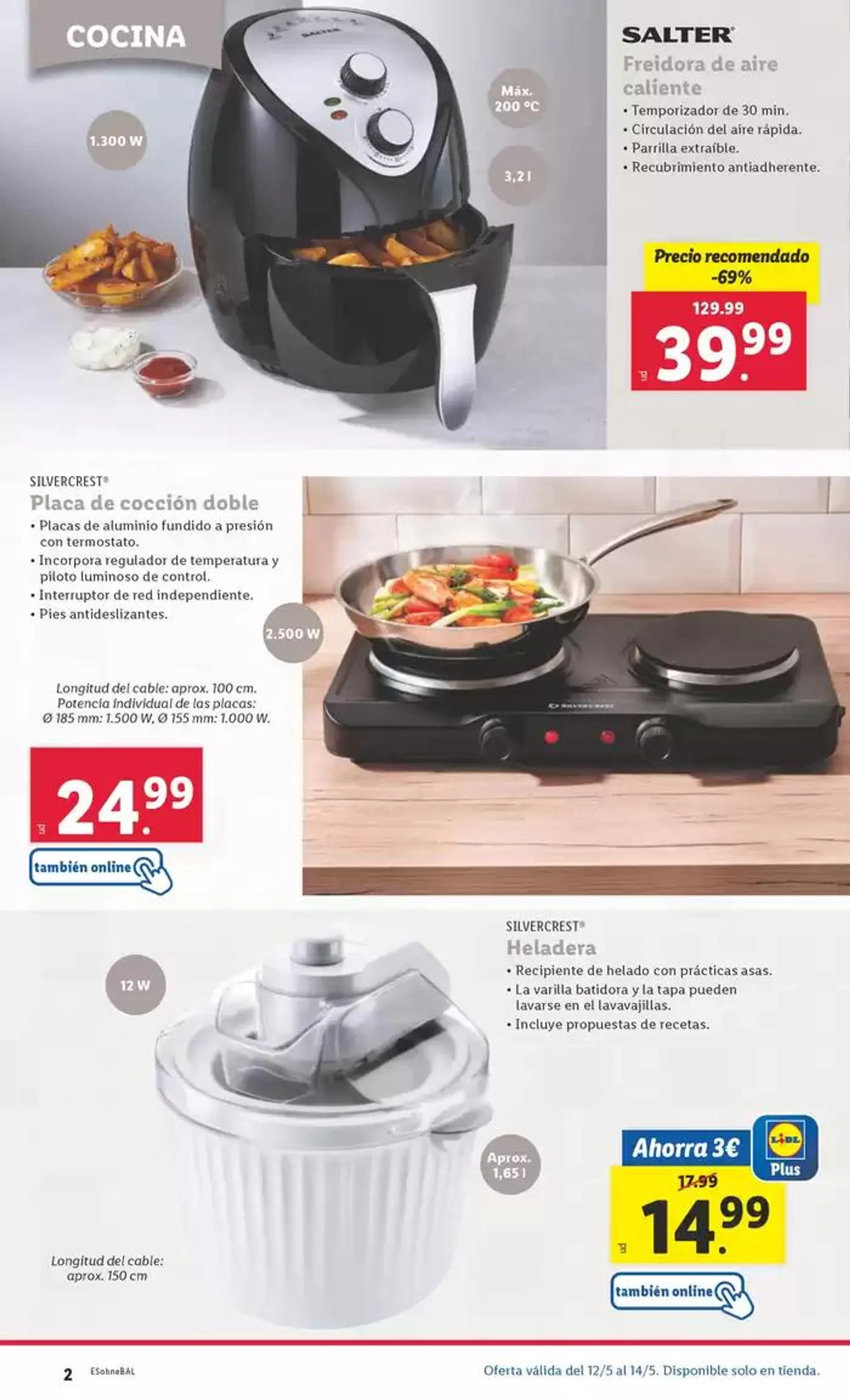Catálogo de  ¡Bazar Lidl! Ofertas válidas del 12/05 al 18/05 12 de mayo al 18 de mayo 2025 - Página 2