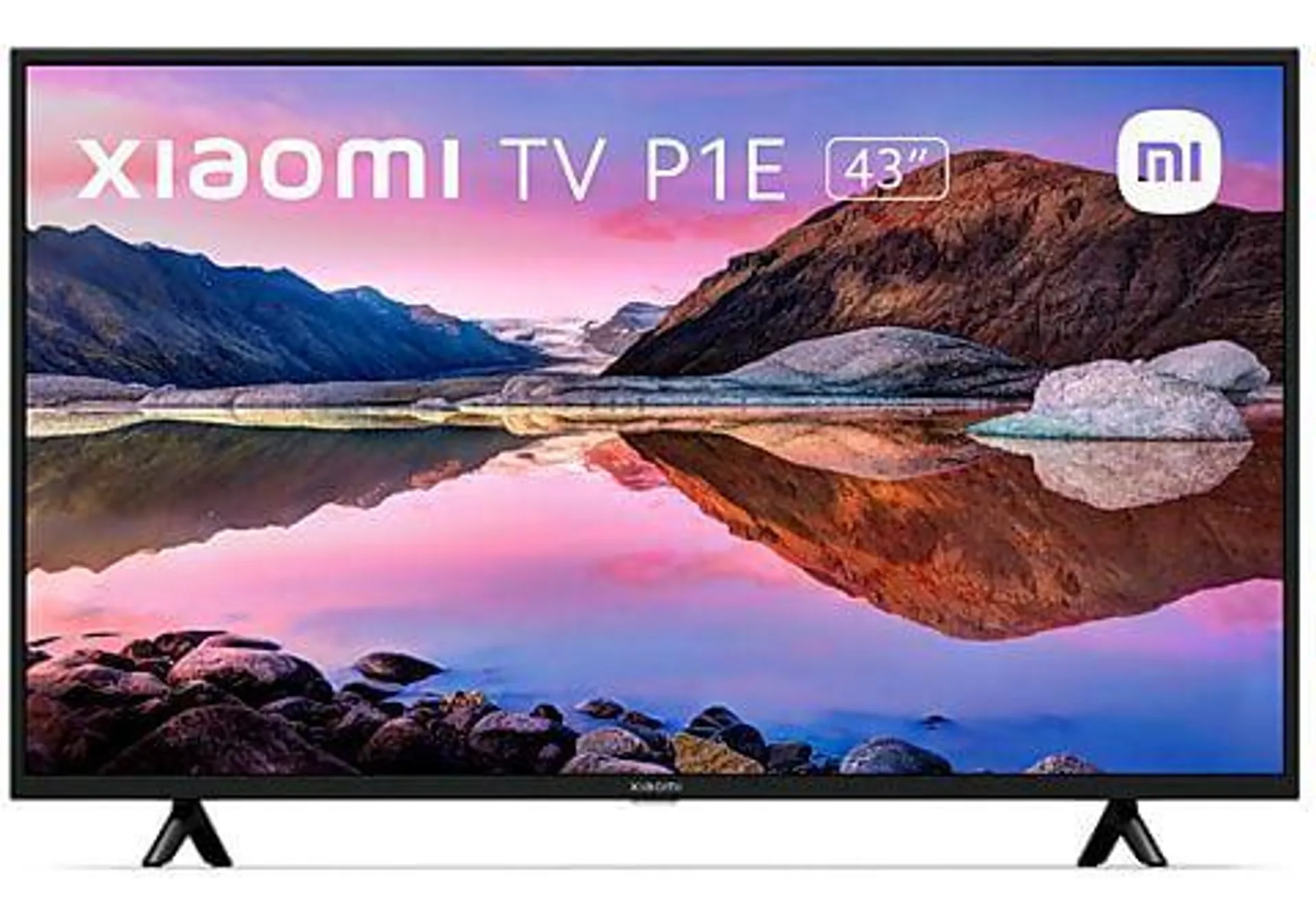 TV LED 43" - Xiaomi TV P1E, UHD 4K, Smart TV, HDR10, Google Assistant, Dolby Audio™, DTS-HD®, Negro