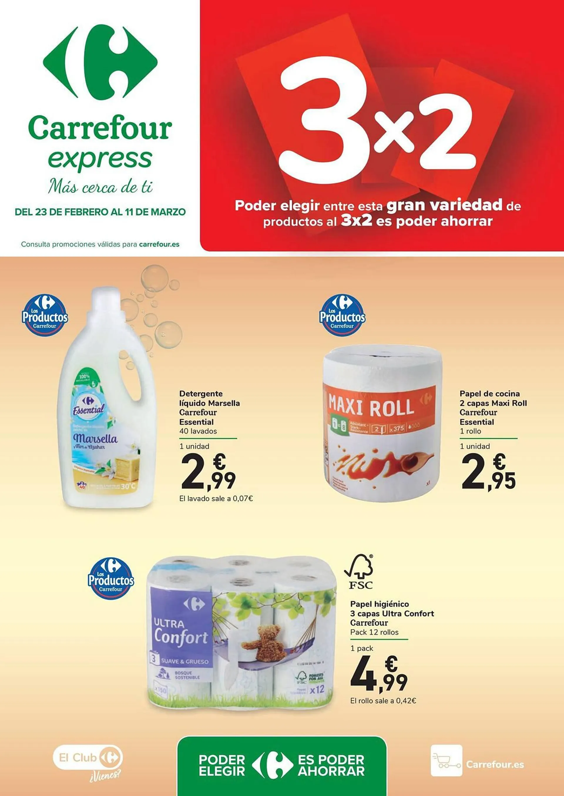 Catálogo de Folleto Carrefour Express 23 de febrero al 11 de marzo 2024 - Página 1