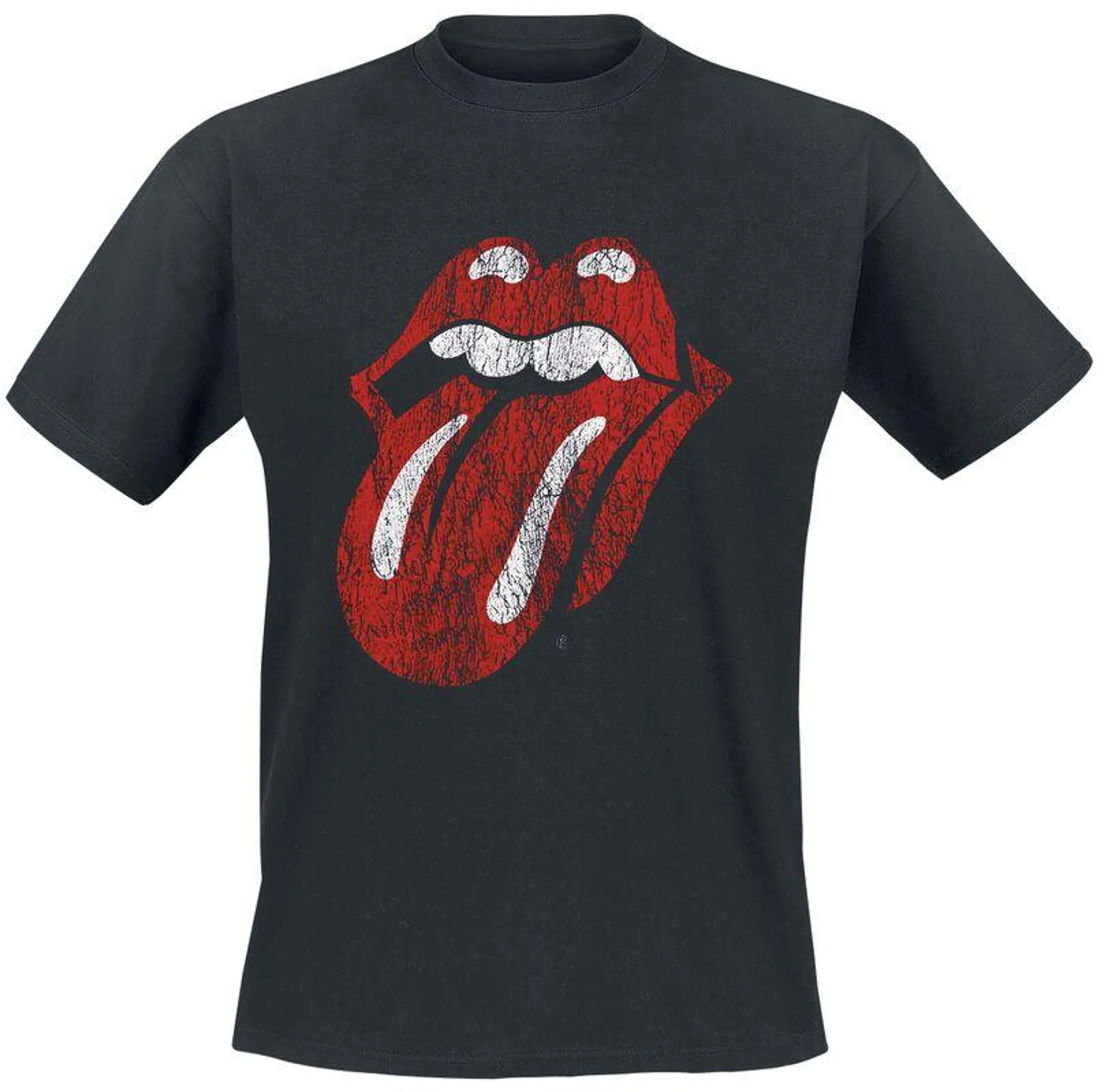 "Classic Tongue" Camiseta Negro de The Rolling Stones